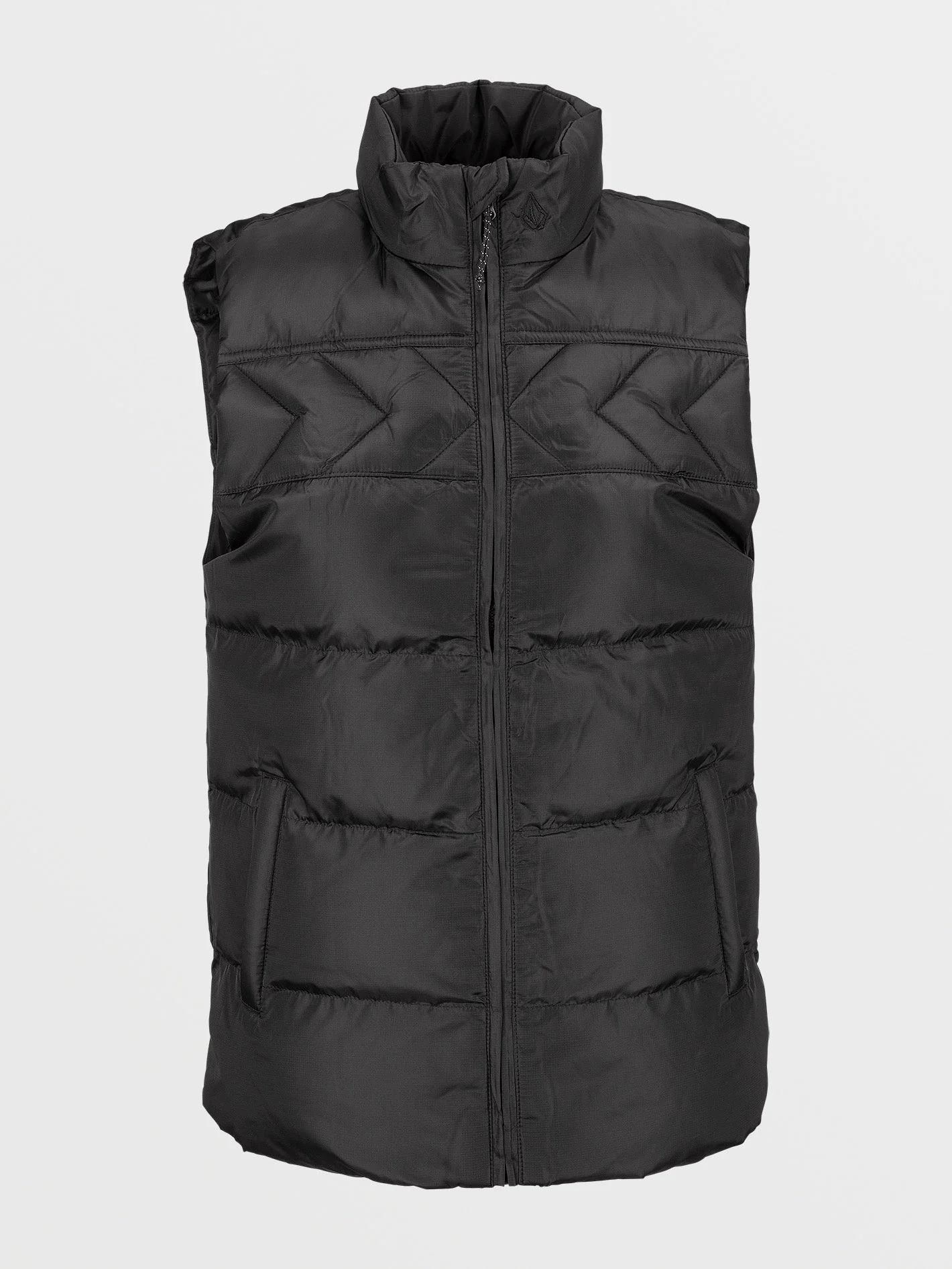 Stone Castine Puff Weste - BLACK - Image 3