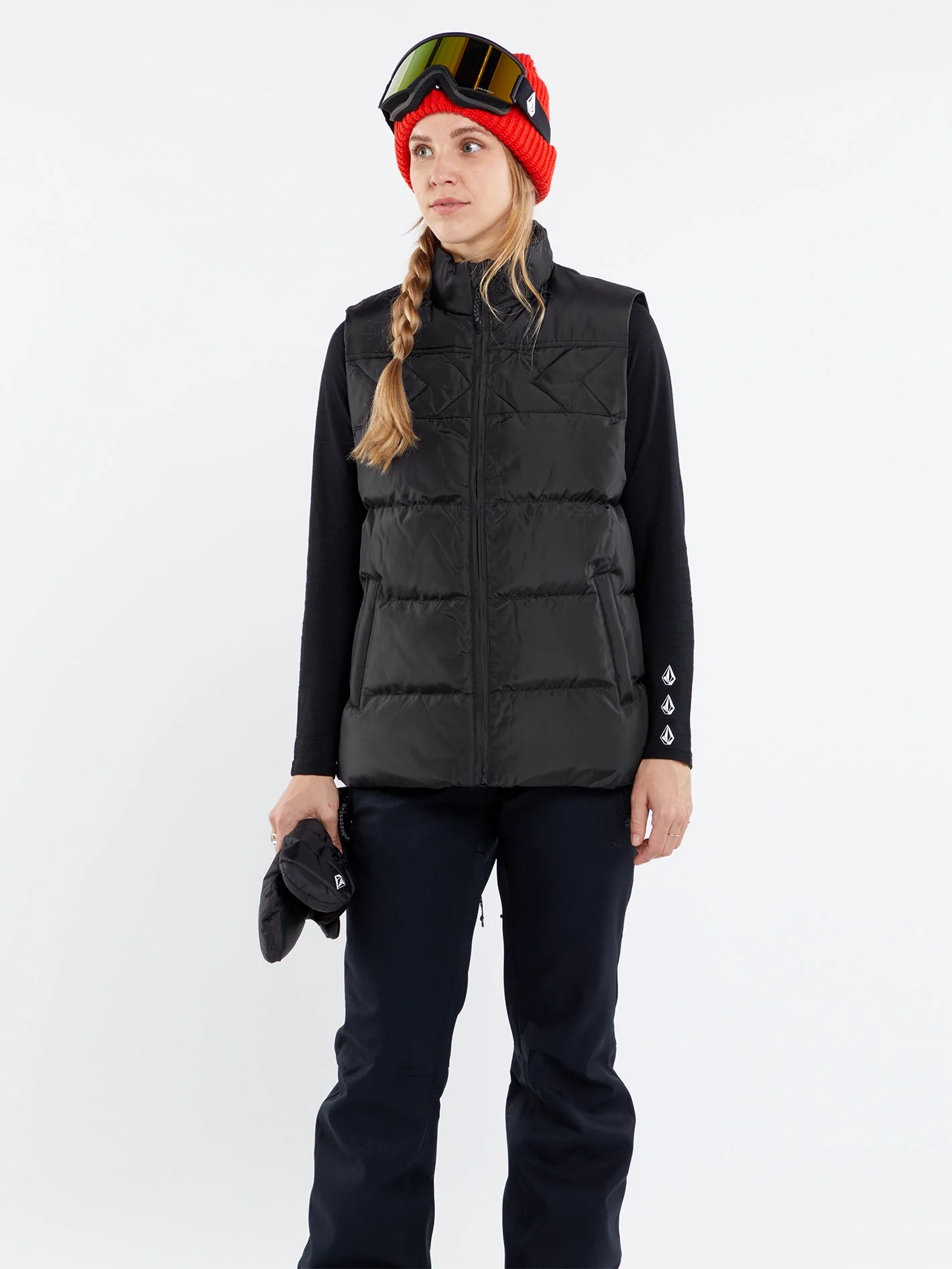 Stone Castine Puff Weste - BLACK - Image 5