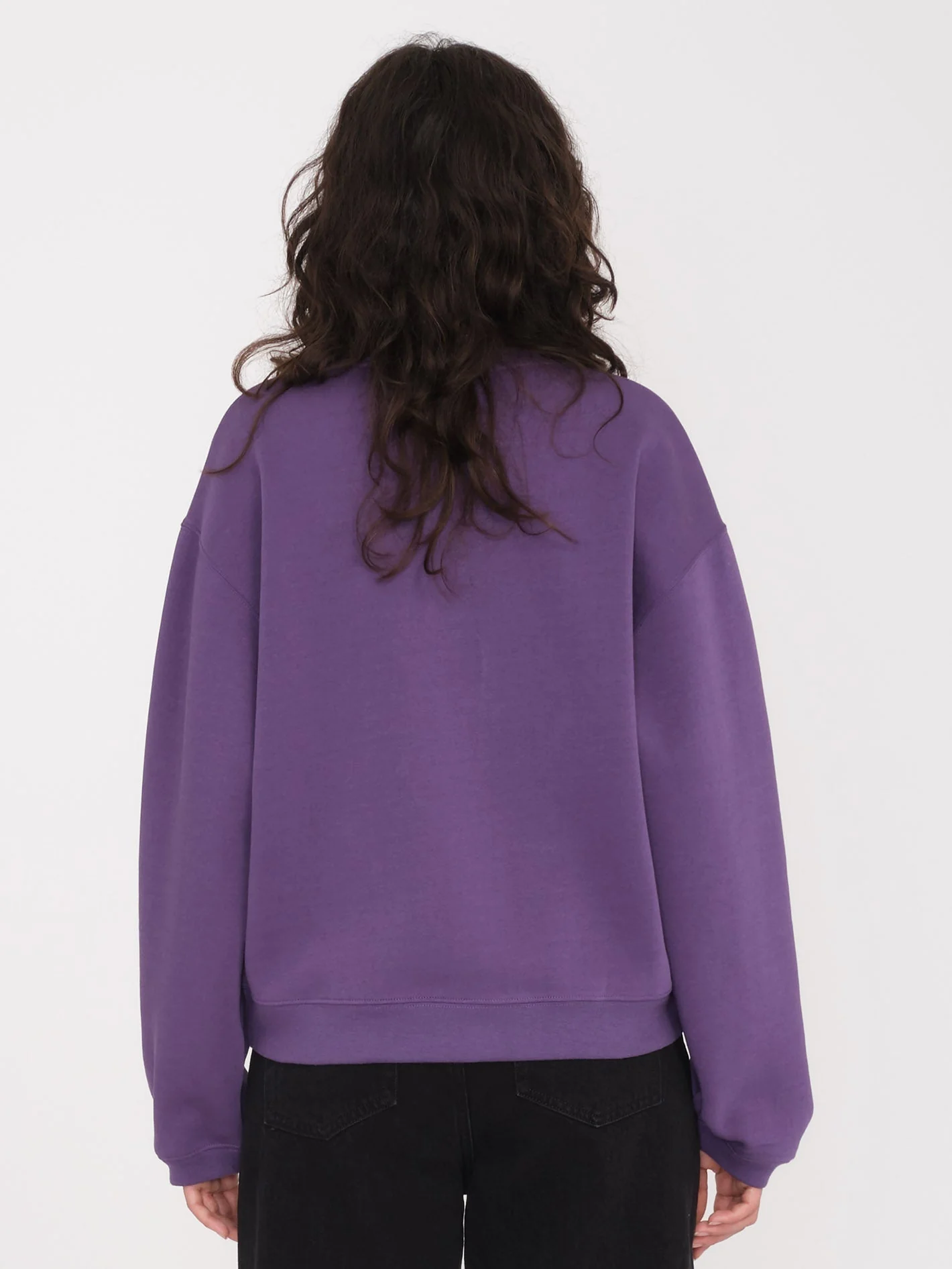 Stone Heart Up Sweatshirt - DEEP PURPLE - Image 2