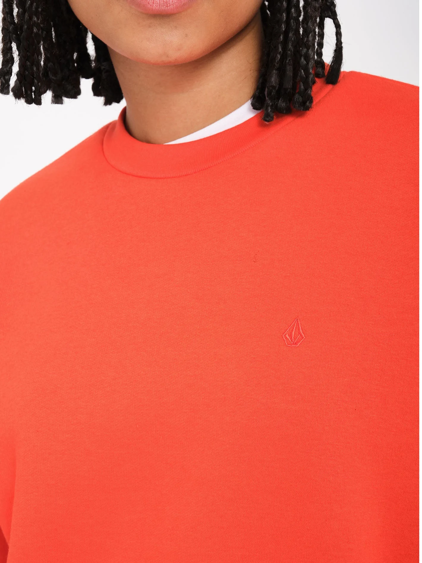 Stone Heart Up Sweatshirt - Bright Red - Image 3