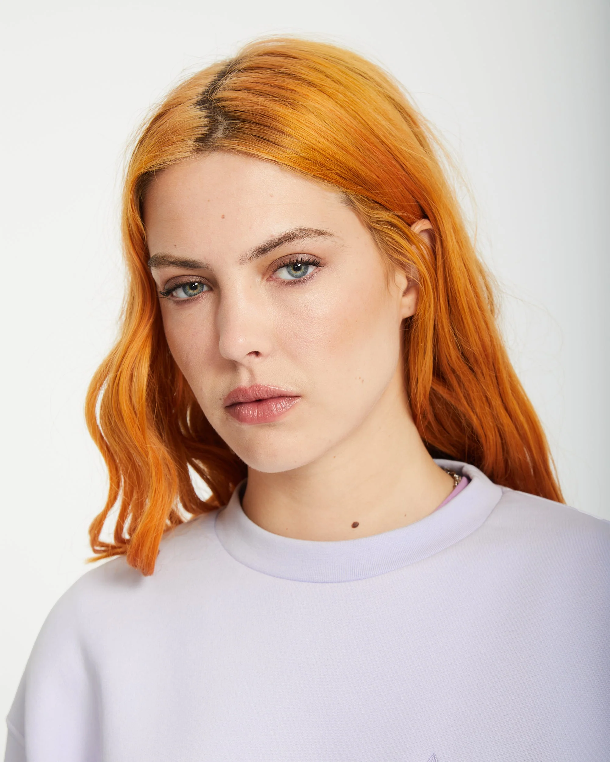 Stone Heart Up Pullover - DUSTY LAVENDER - Image 3