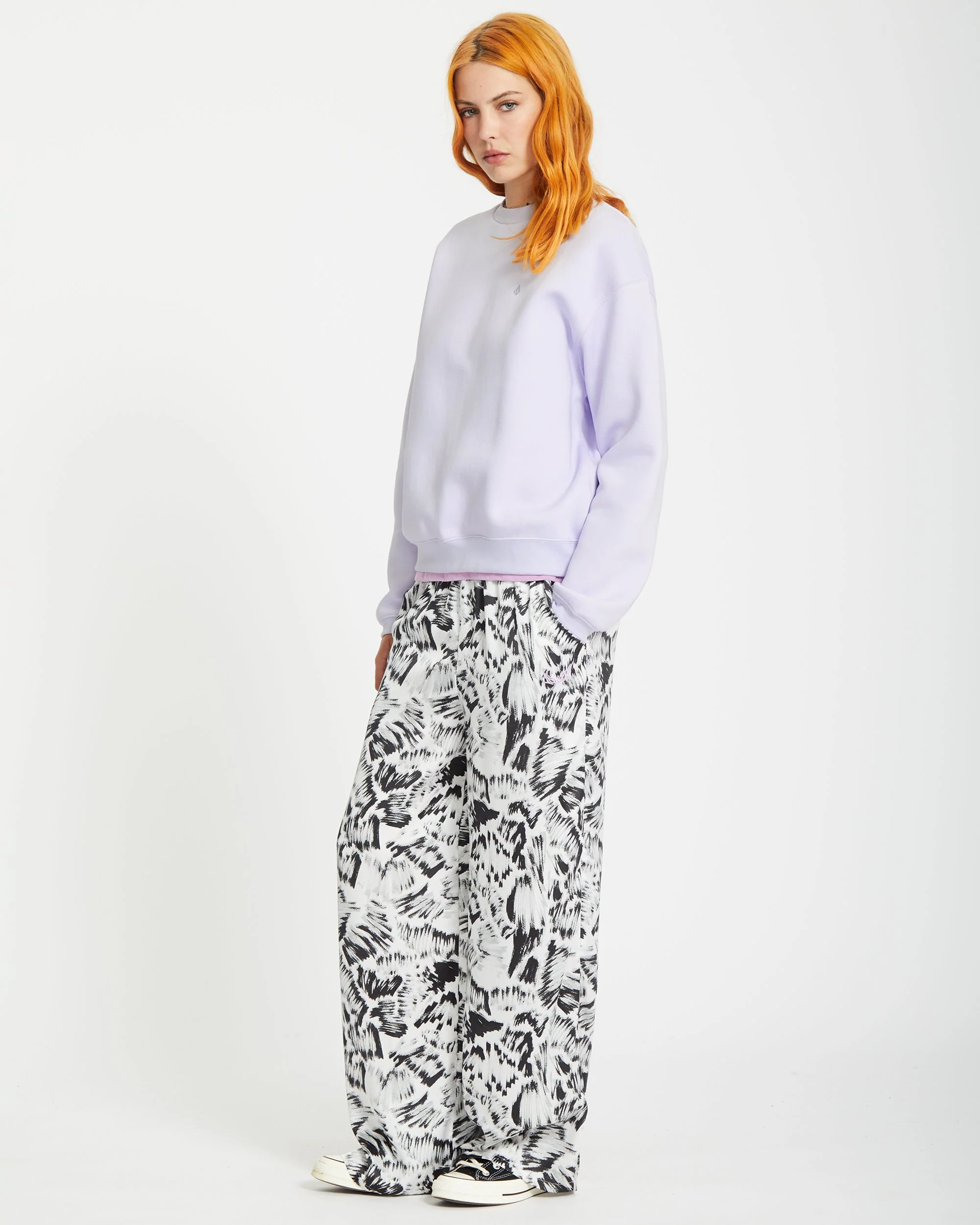 Stone Heart Up Pullover - DUSTY LAVENDER - Image 6