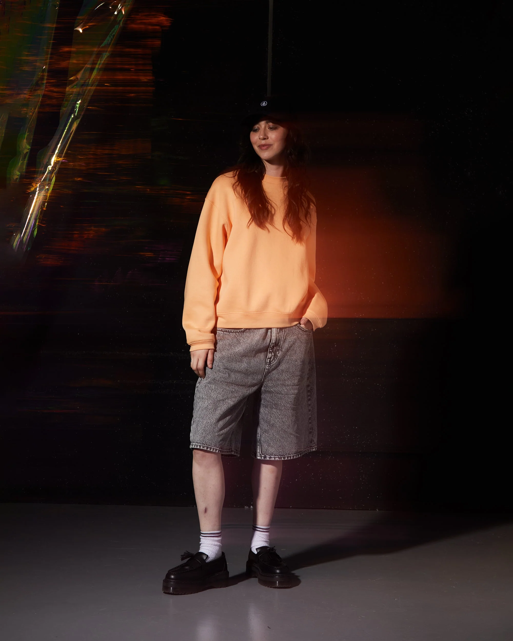 Stone Heart Up Pullover - PALE PEACH - Image 4