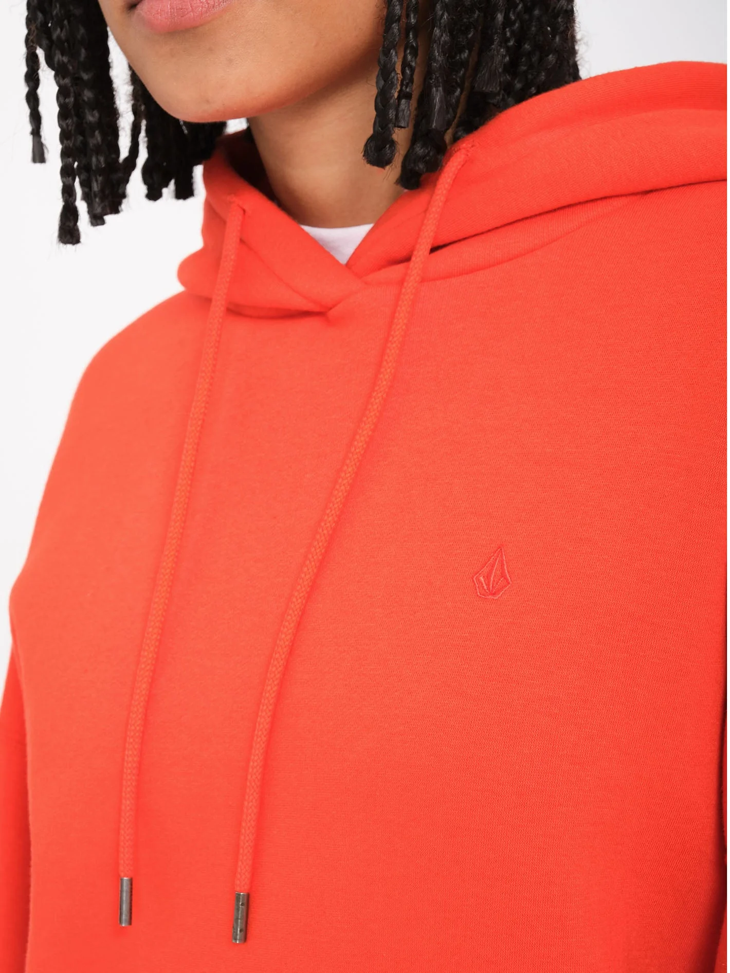 Stone Heart Up Hoodie - Bright Red - Image 3