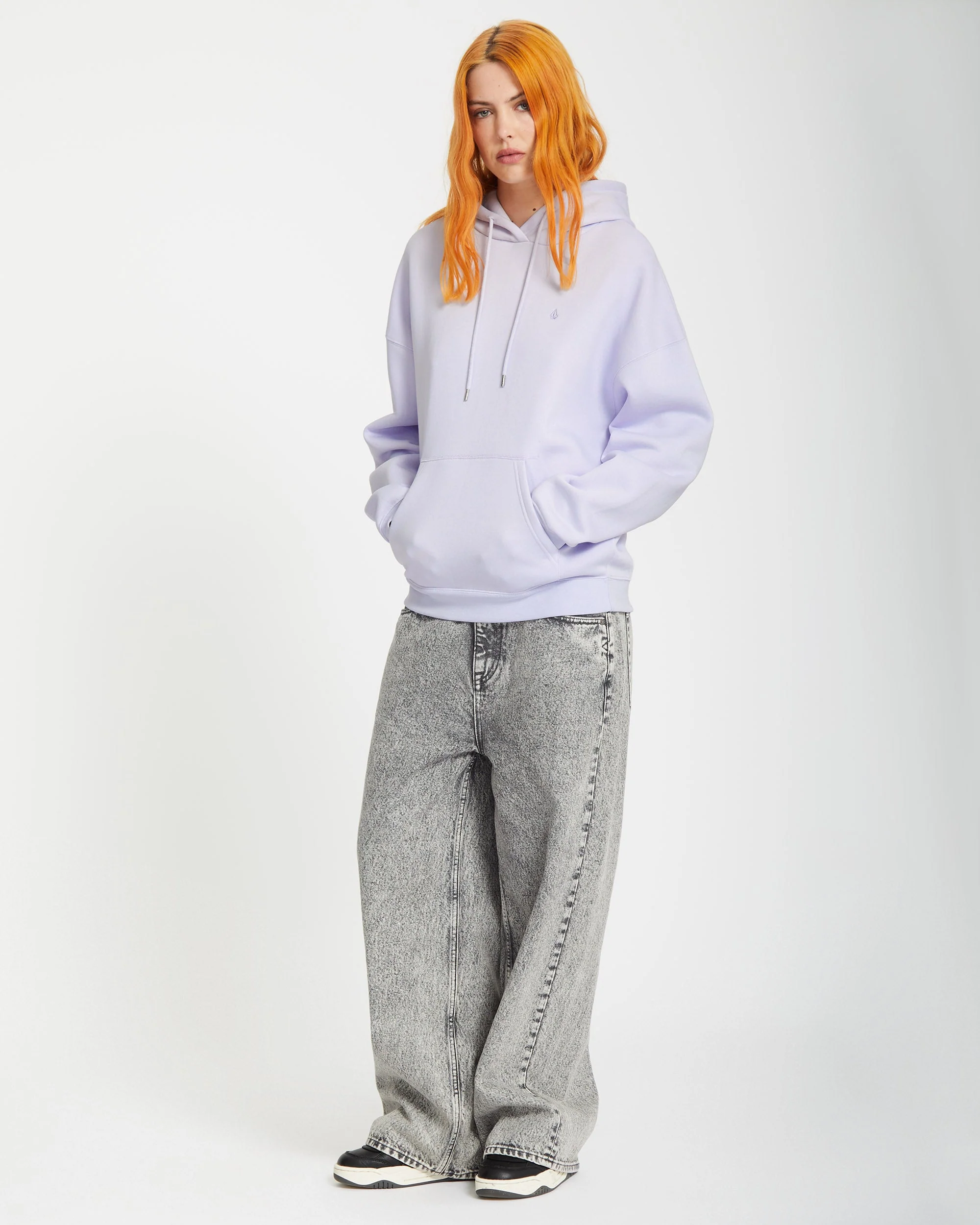 Stone Heart Up Kapuzenpullover - DUSTY LAVENDER - Image 5