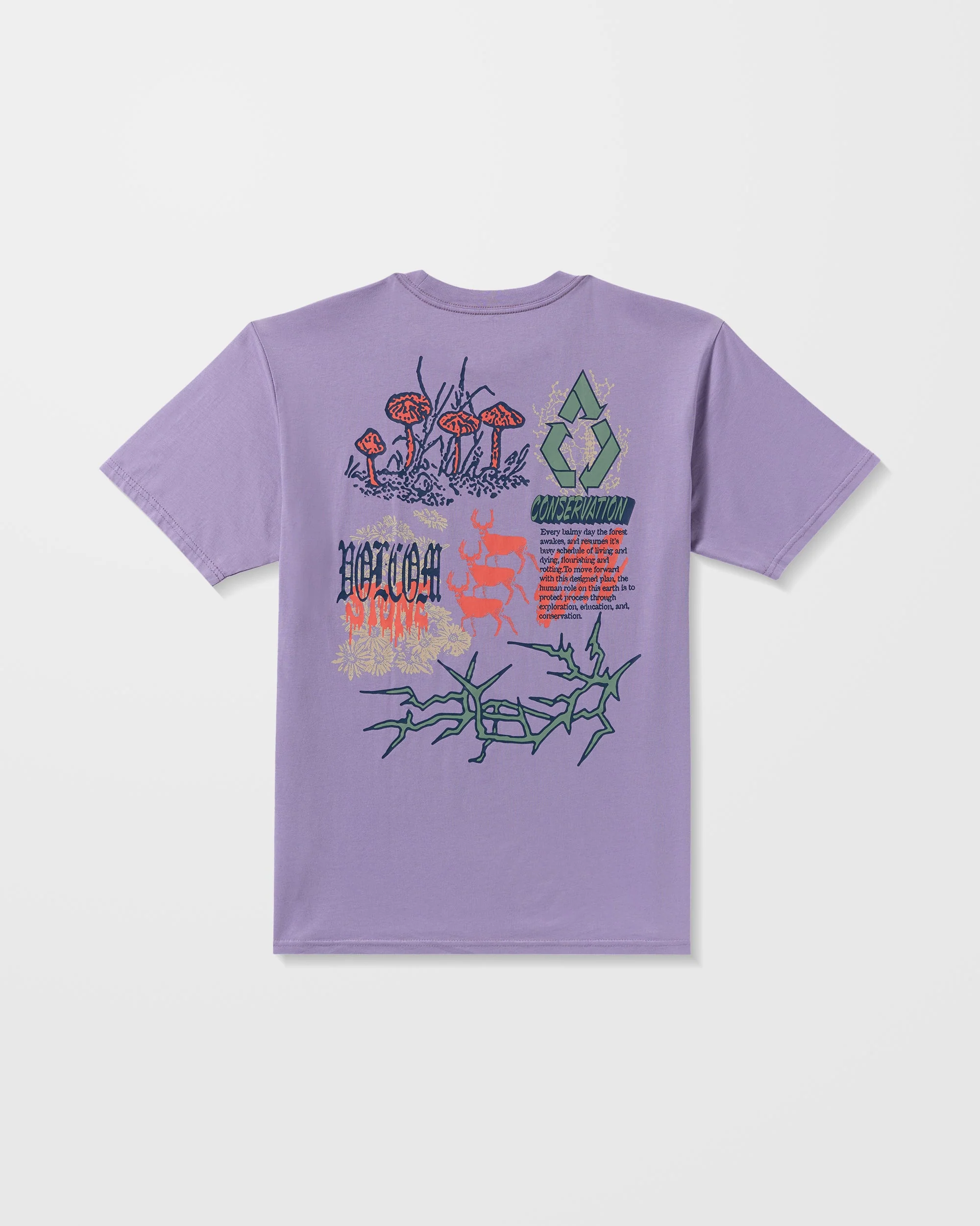 Stone Matter T-Shirt - Purple Ash - Image 7