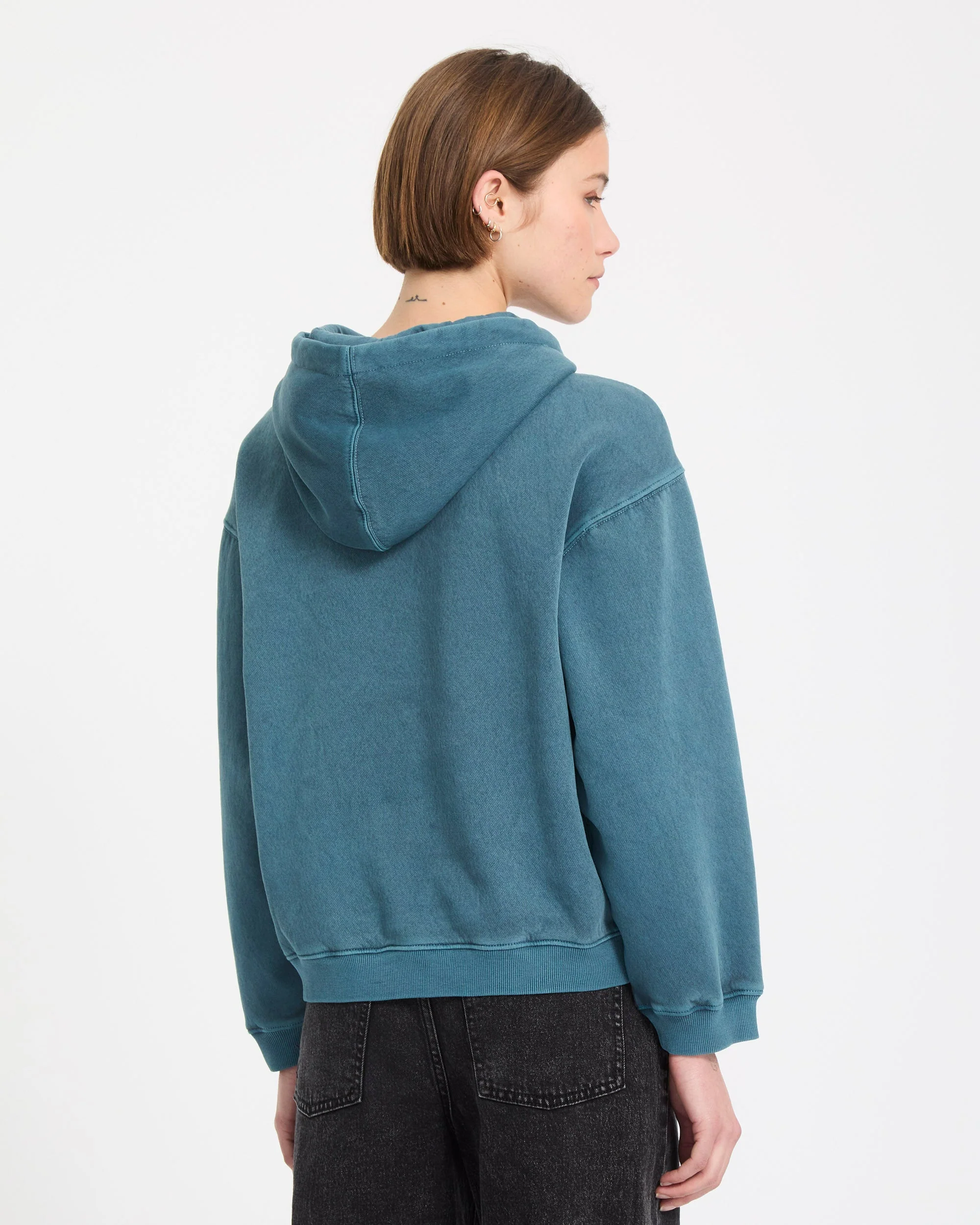 Stone Soft Hoodie - Emerald Green - Image 2