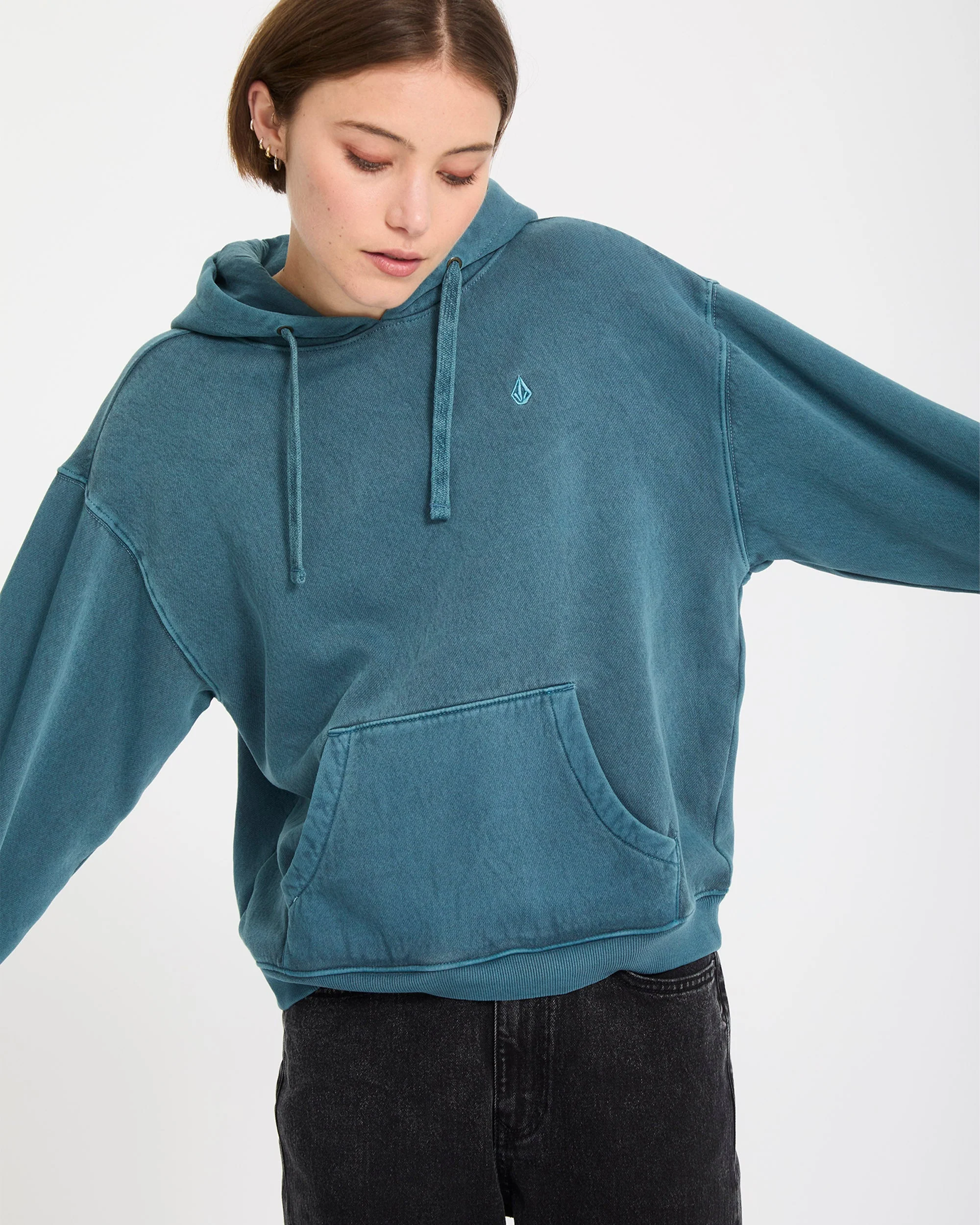 Stone Soft Hoodie - Emerald Green - Image 7