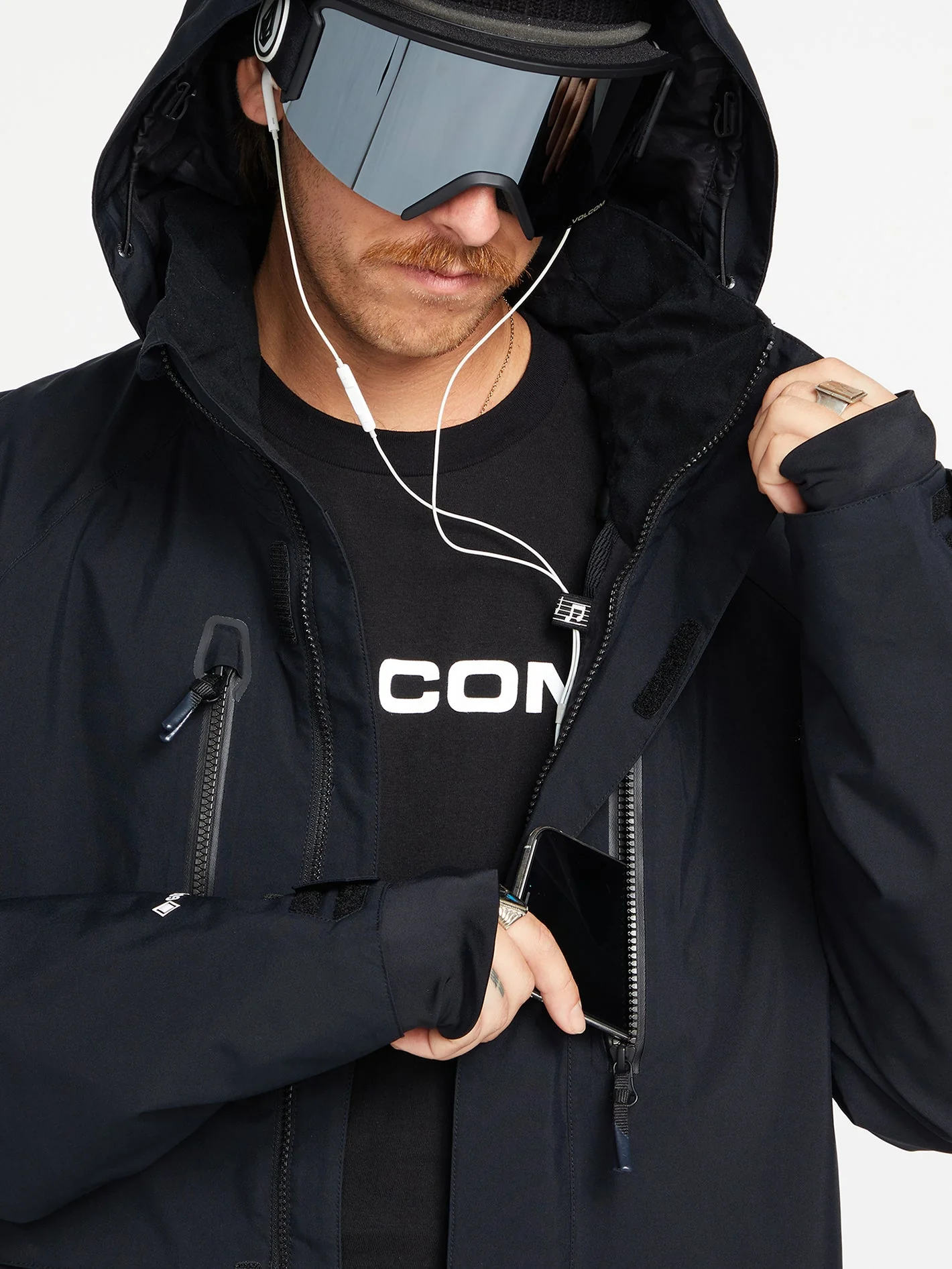 Stone Stretch Gore-Tex Jacket - Black - Image 15