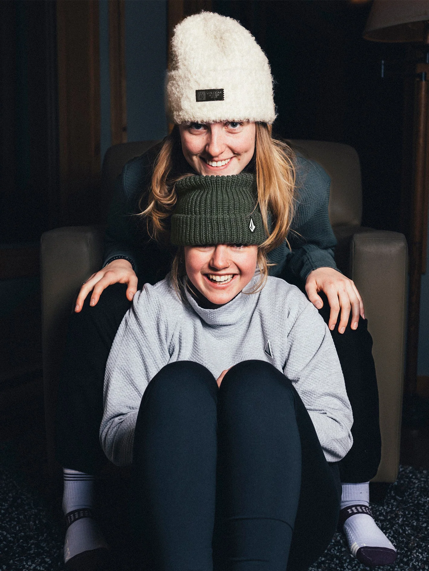 Stone Teddy Beanie - MOONBEAM - Image 3