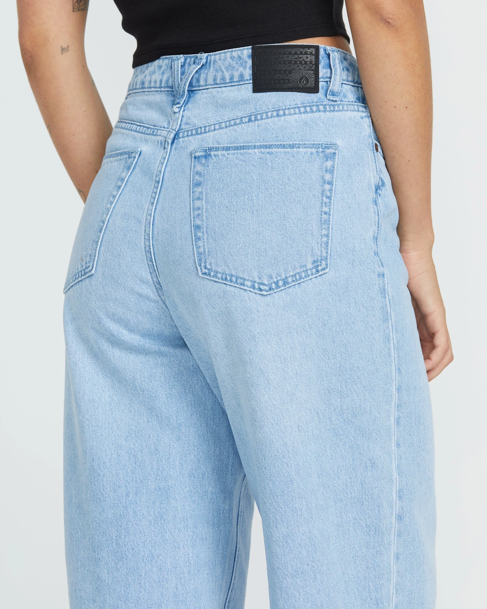 Stoned Boyfriend High Rise Jeans - Blue Bird - Image 4