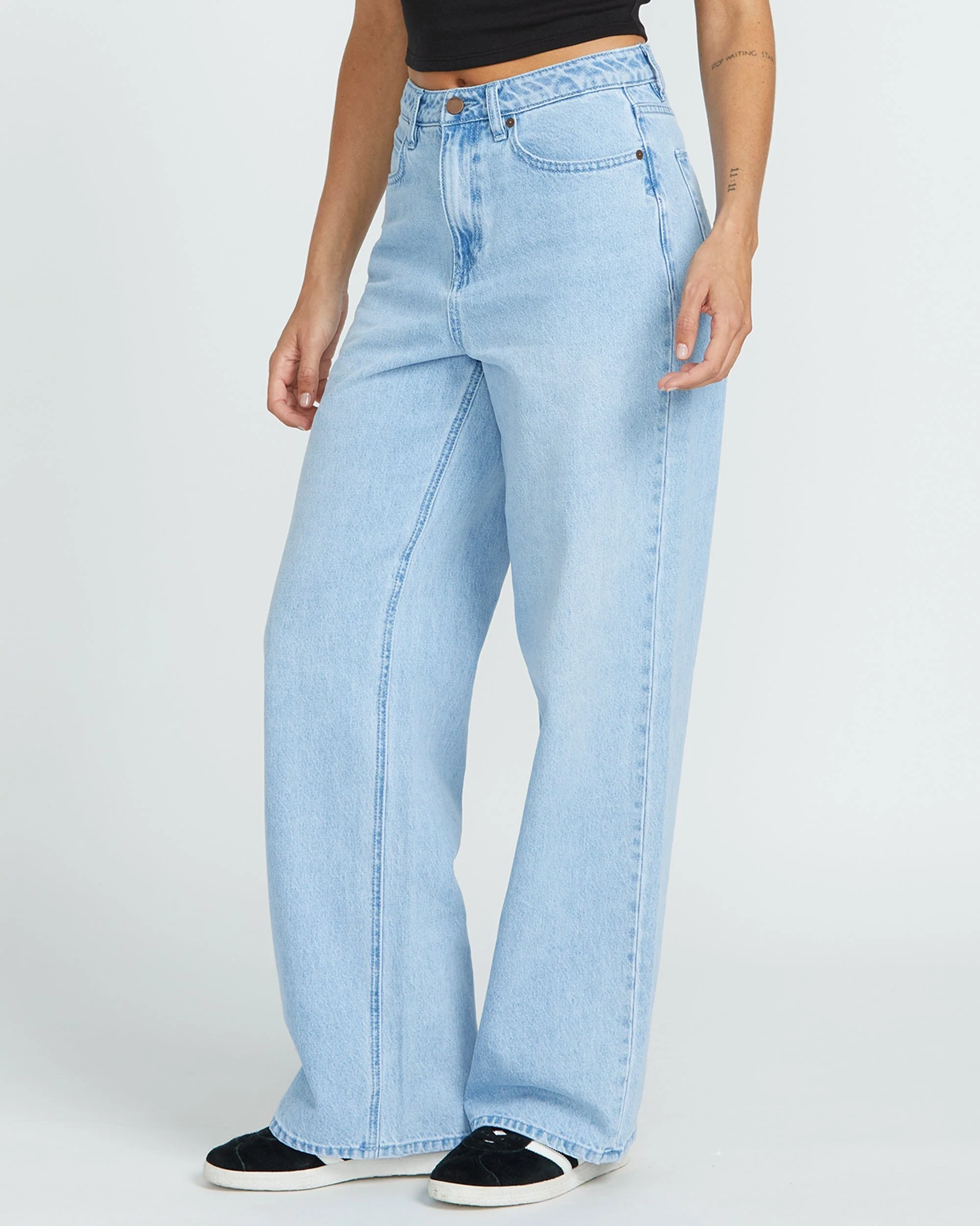 Stoned Boyfriend High Rise Jeans - Blue Bird - Image 7
