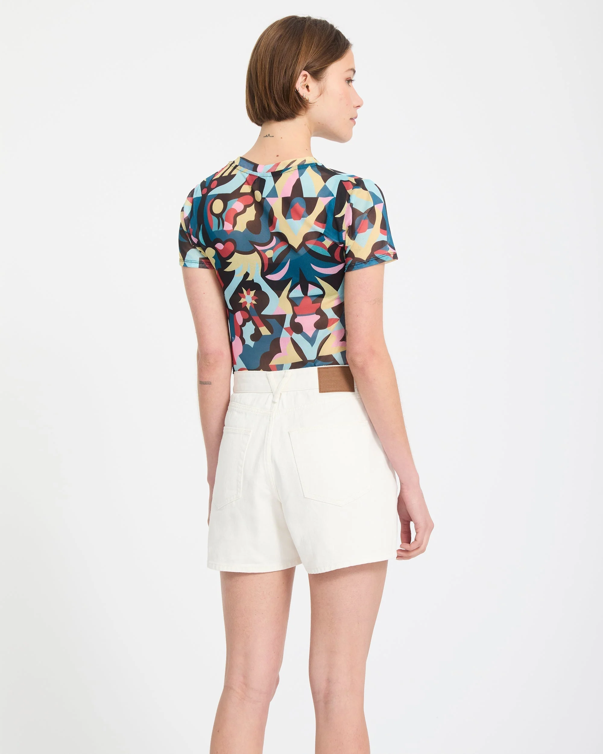 Stoned Boyfriend-Shorts - Vintage White - Image 10