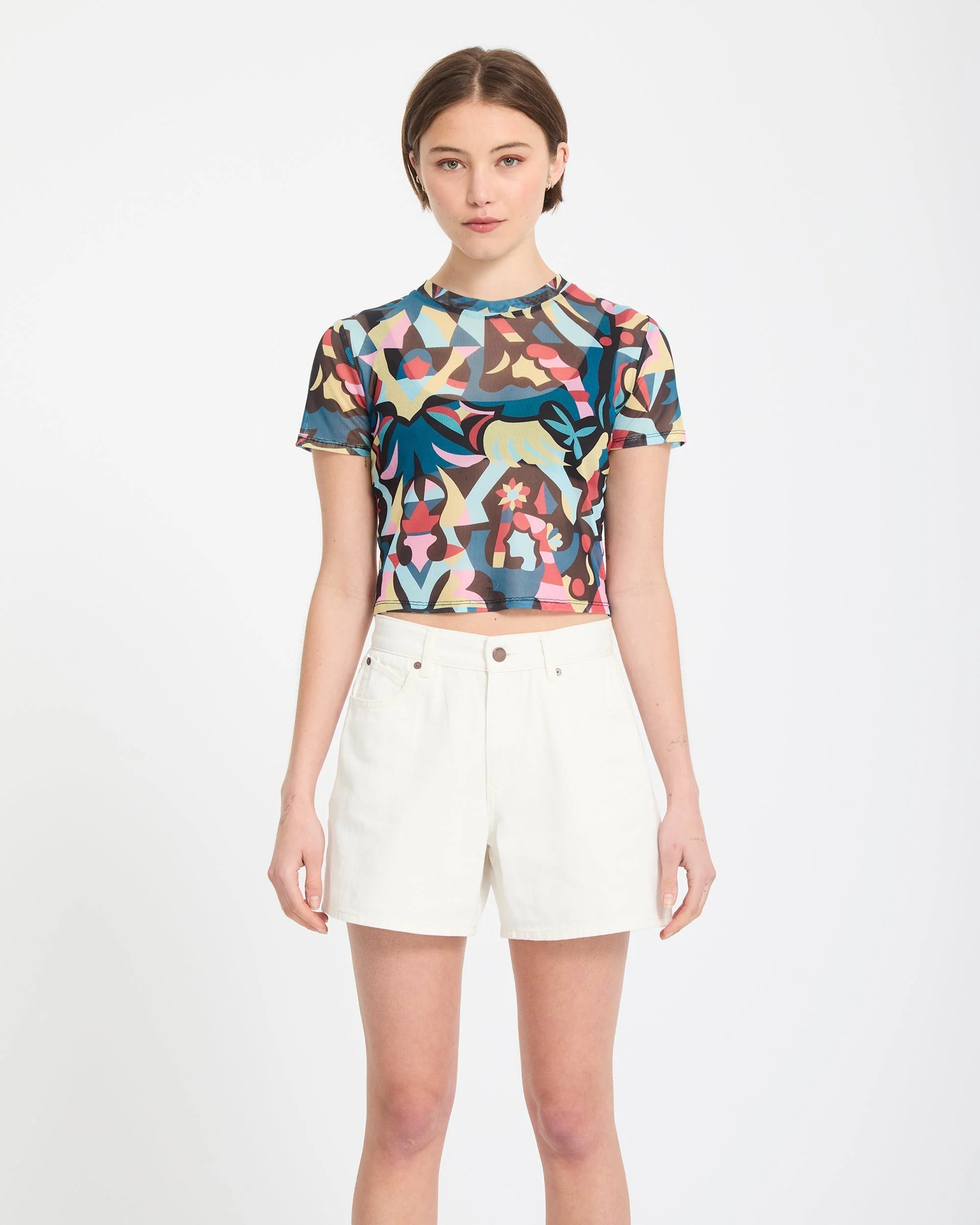 Stoned Boyfriend-Shorts - Vintage White - Image 11