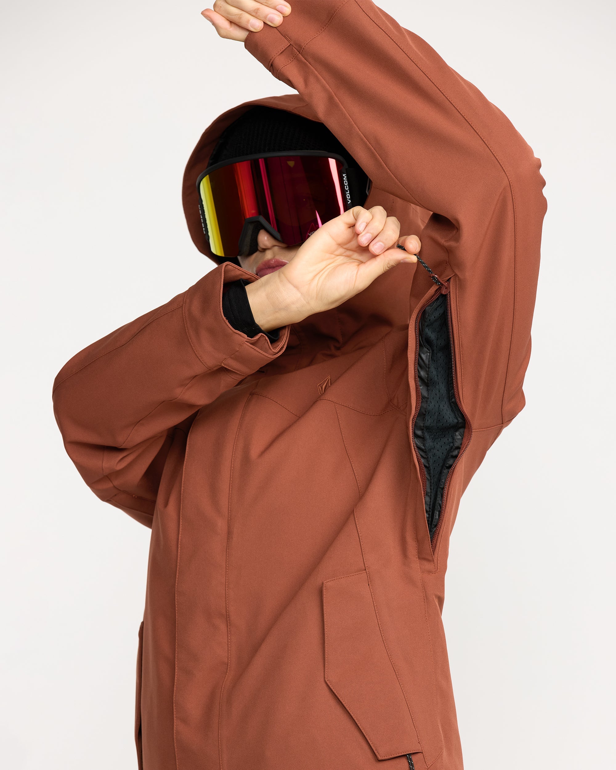 Stoney Shadow Insulated Jacke - Henna - Image 6