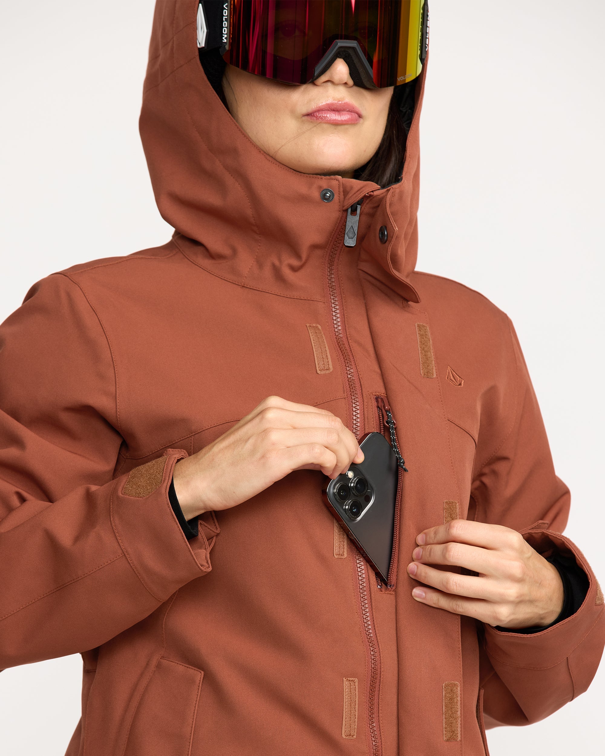 Stoney Shadow Insulated Jacke - Henna - Image 7