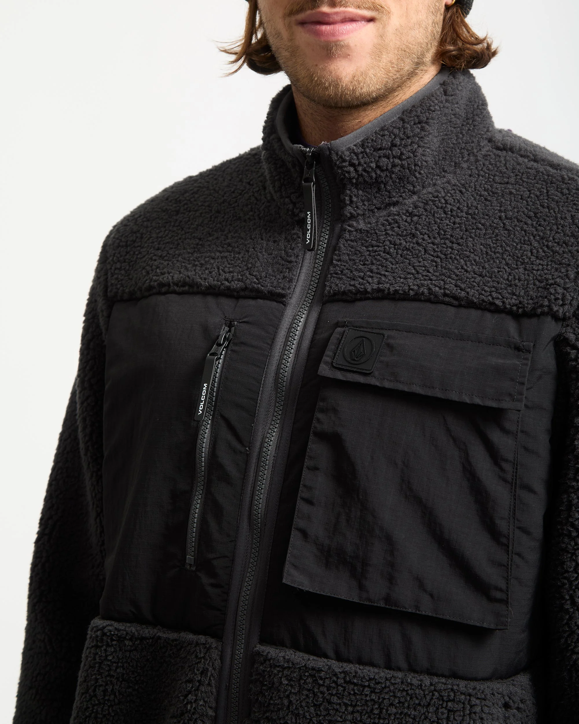 Storm Stone Zip Sweatshirt - Asphalt Black - Image 3