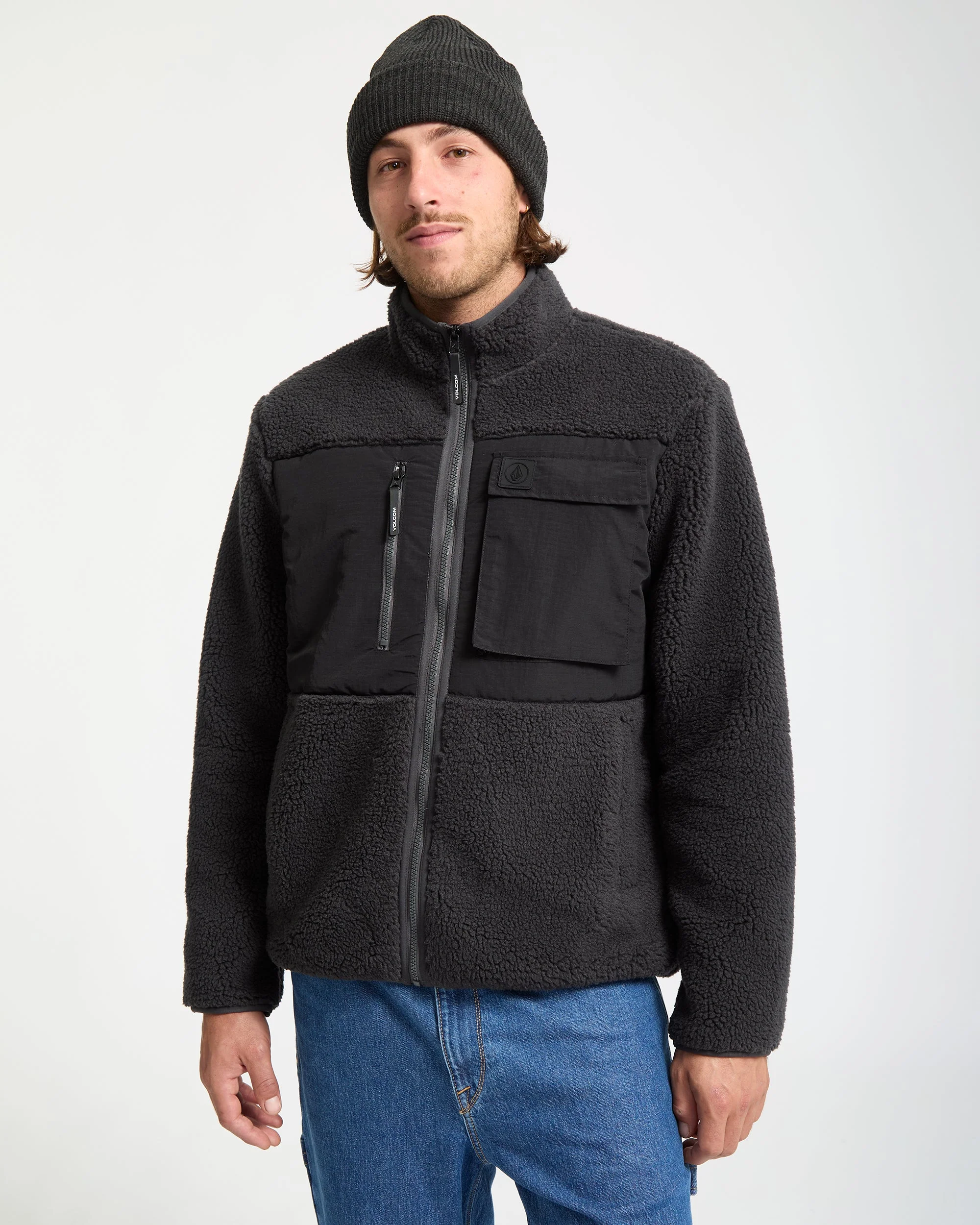 Storm Stone Zip Sweatshirt - Asphalt Black - Image 4