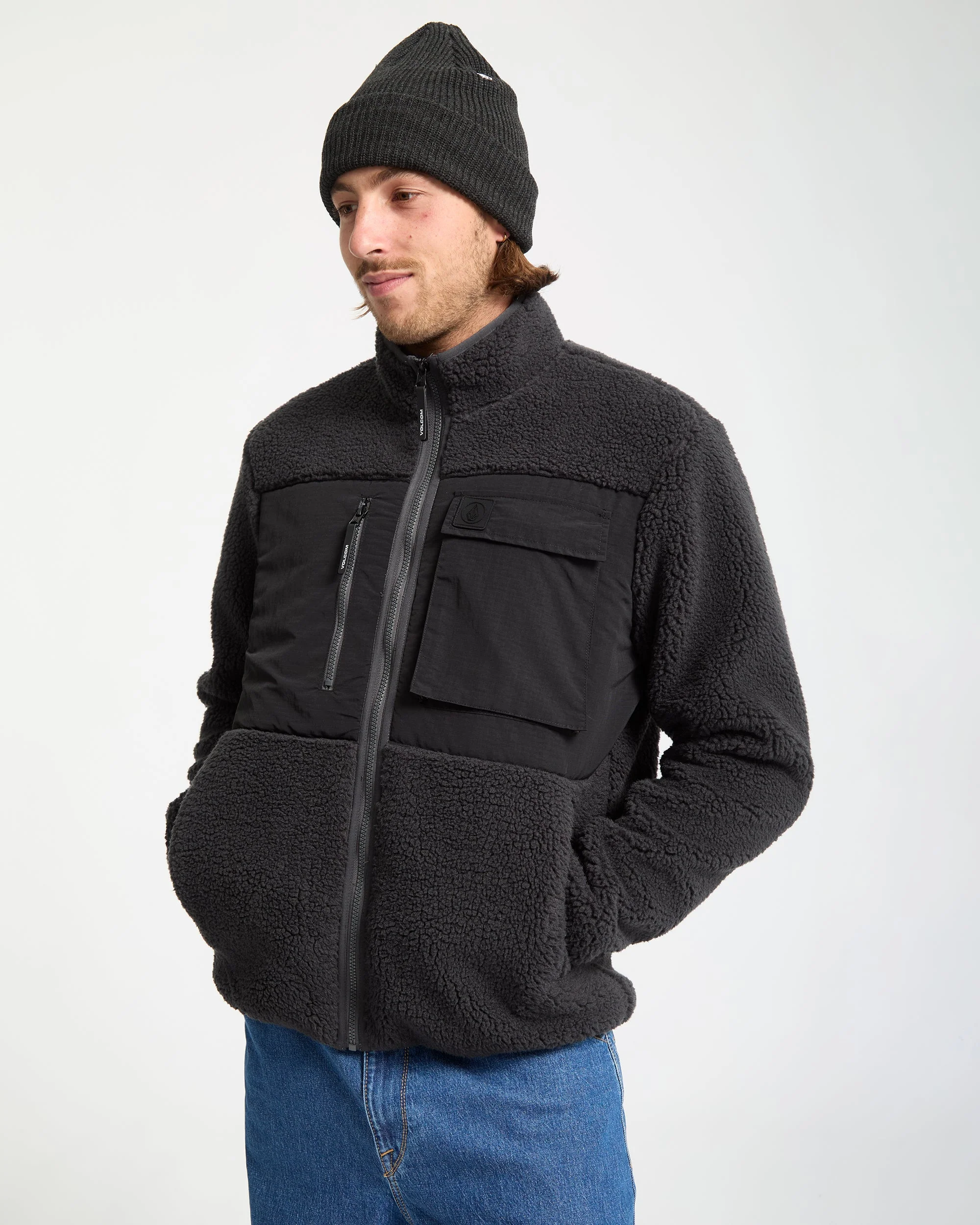Storm Stone Zip Sweatshirt - Asphalt Black - Image 5