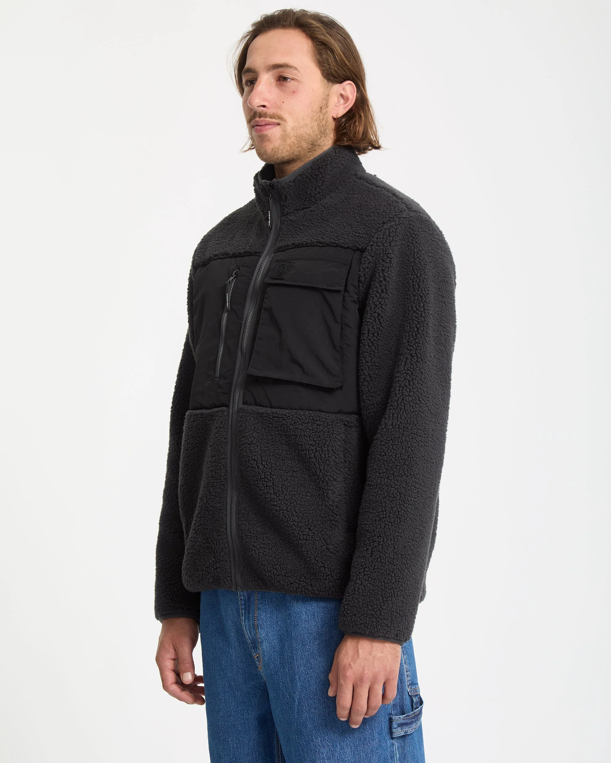 Storm Stone Zip Sweatshirt - Asphalt Black - Image 7