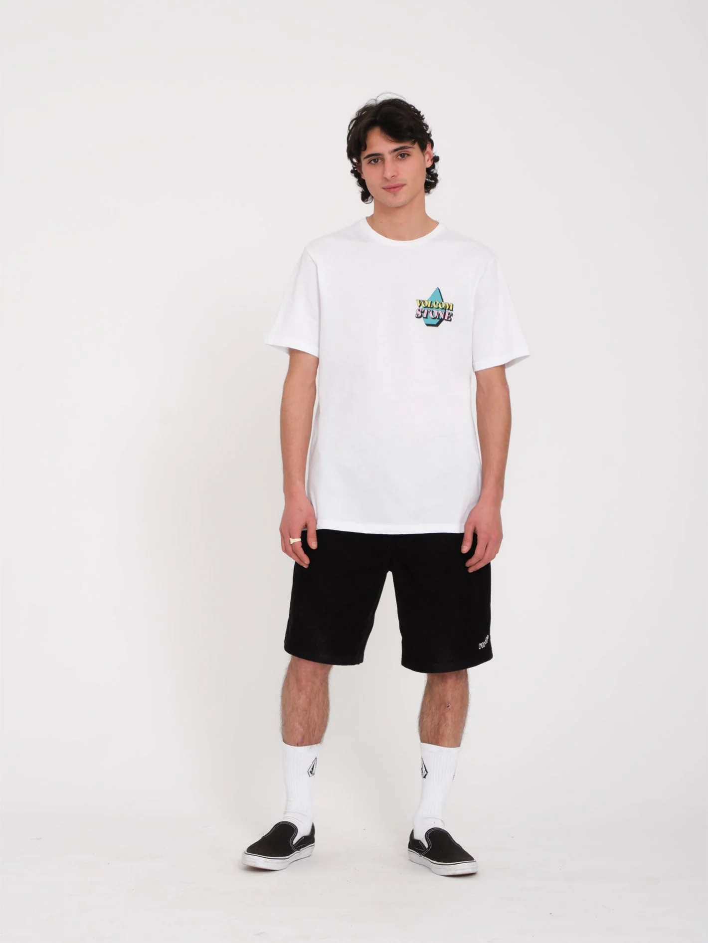 Stript T-Shirt - WHITE - Image 4