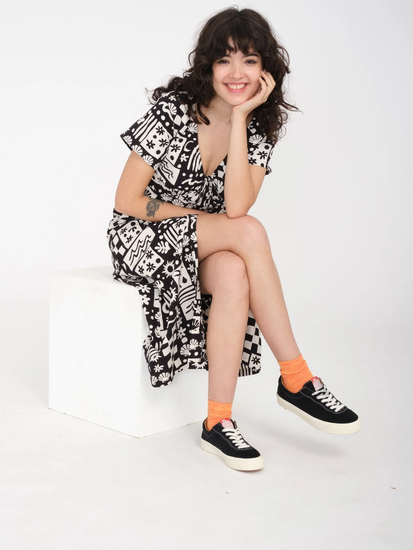 Sunny Wild Long Kleid - BLACK - Image 3