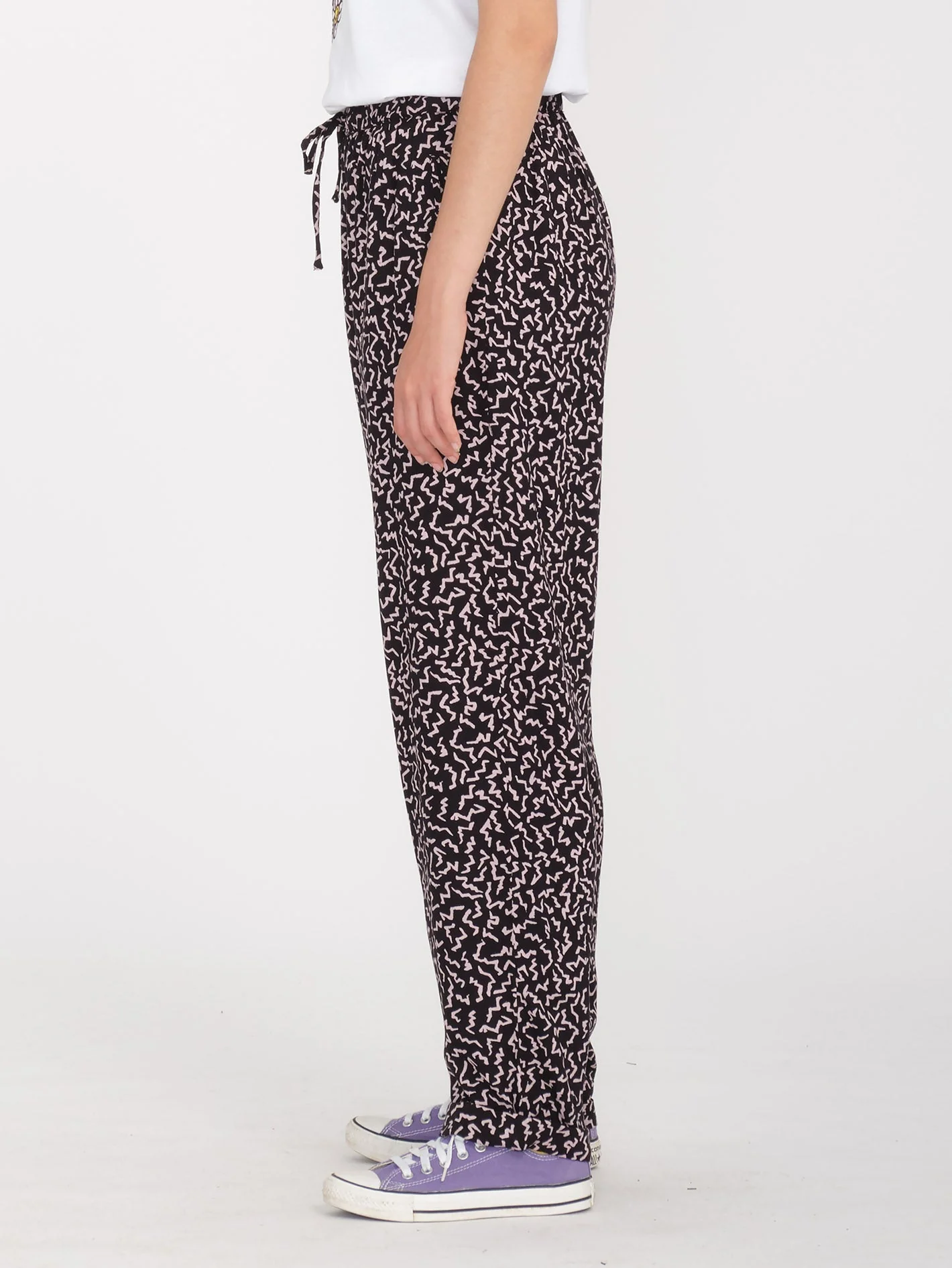 Surfpunk Elastic Waist Hose - BLACK - Image 3