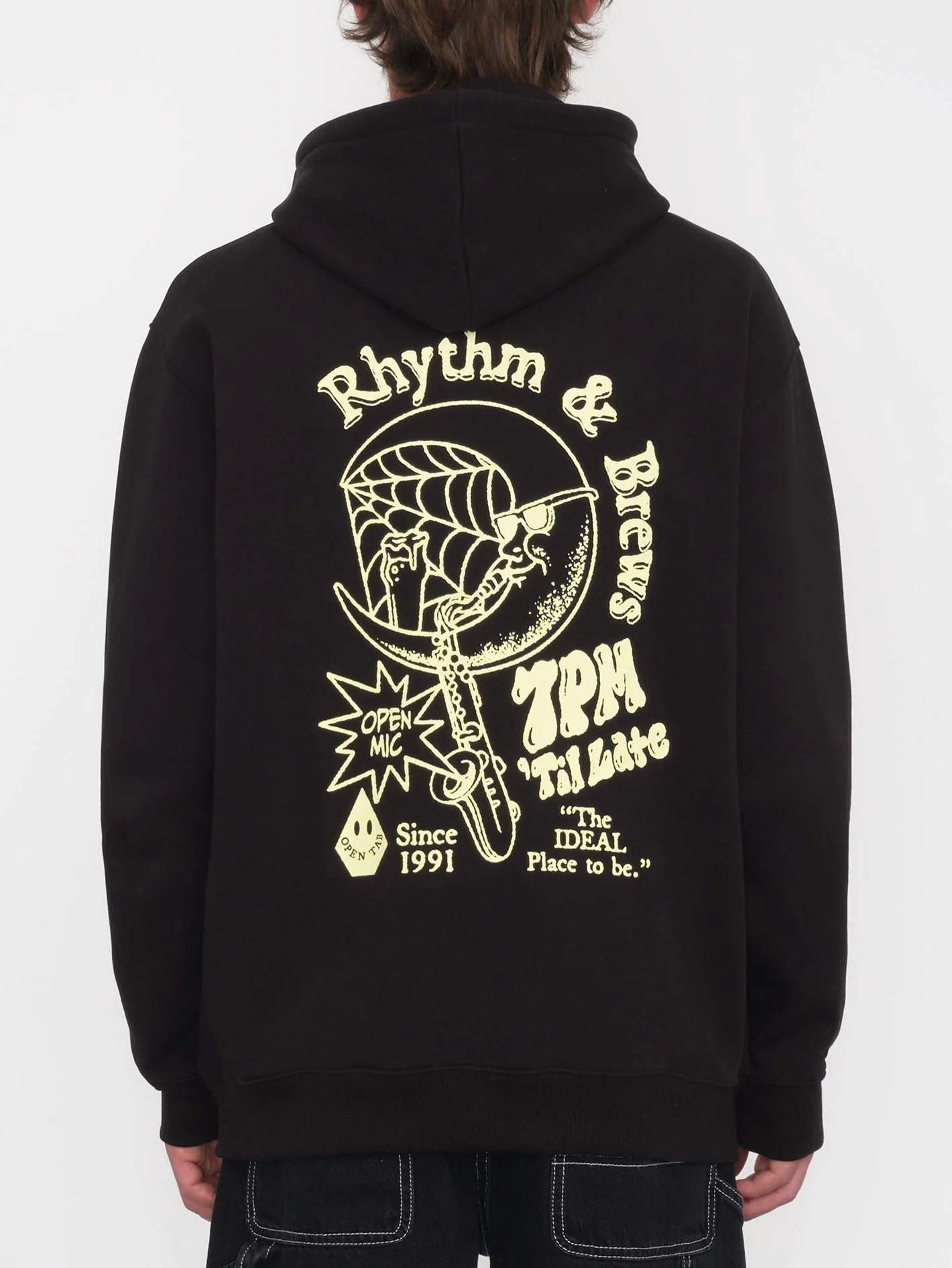 Terrystoned Kapuzenpullover - BLACK