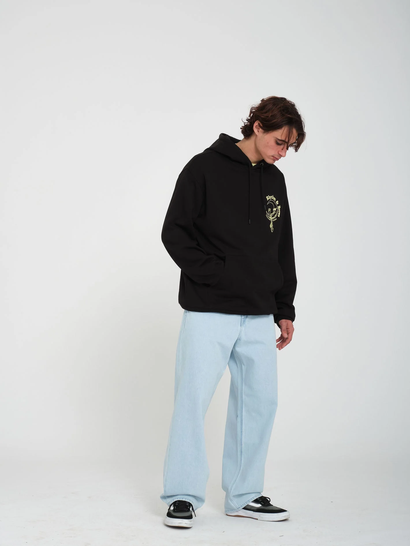 Terrystoned Kapuzenpullover - BLACK - Image 4