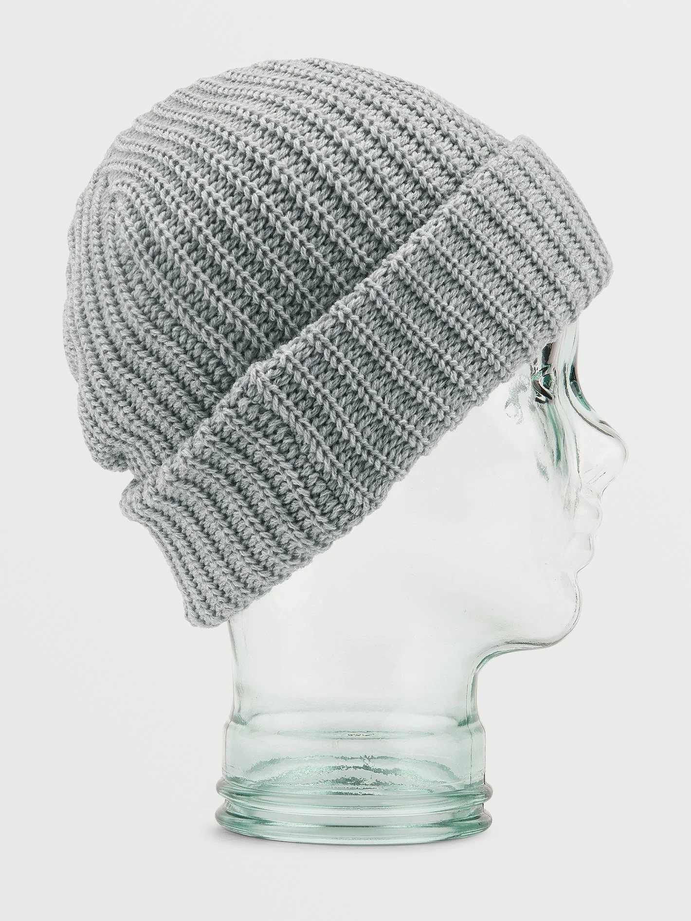 Thick Knit Beanie - Heather Grey - Image 2