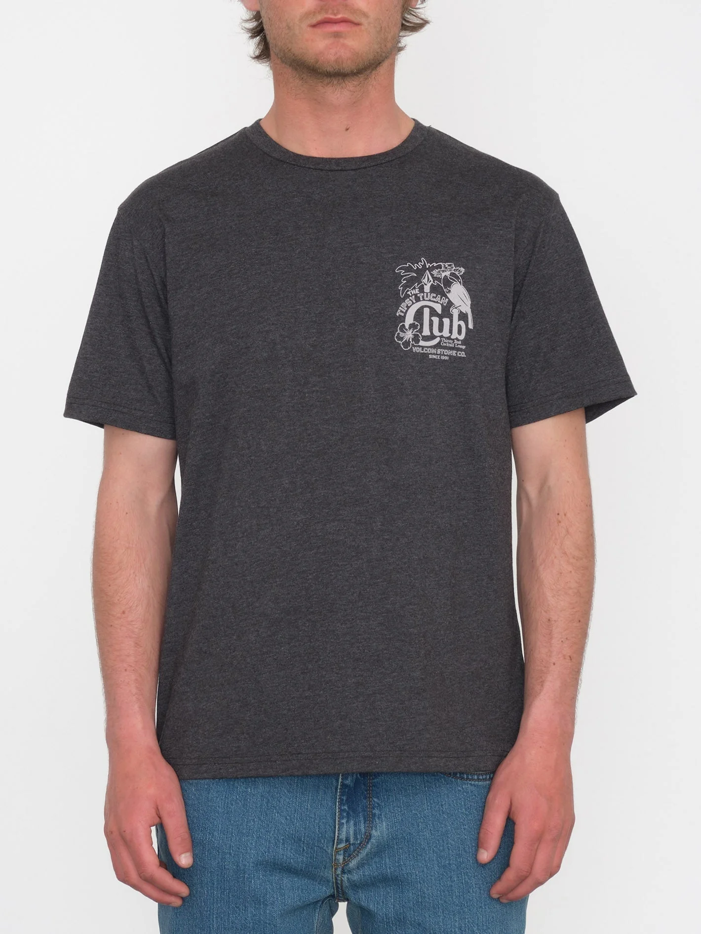 Tispy Tucan T-shirt - HEATHER BLACK - Image 2