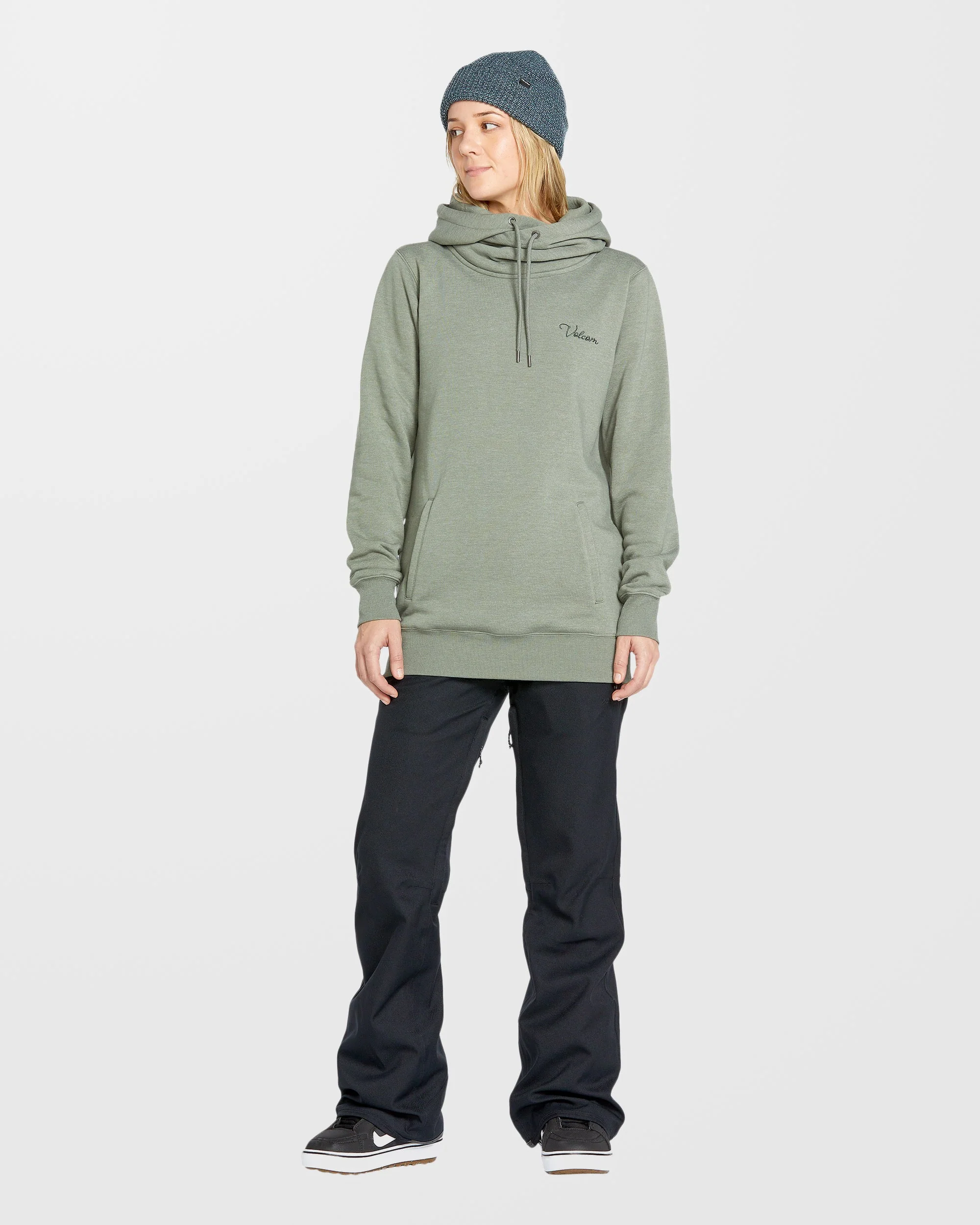 Tower Fleece Kapuzenpullover - Lichen Green - Image 3