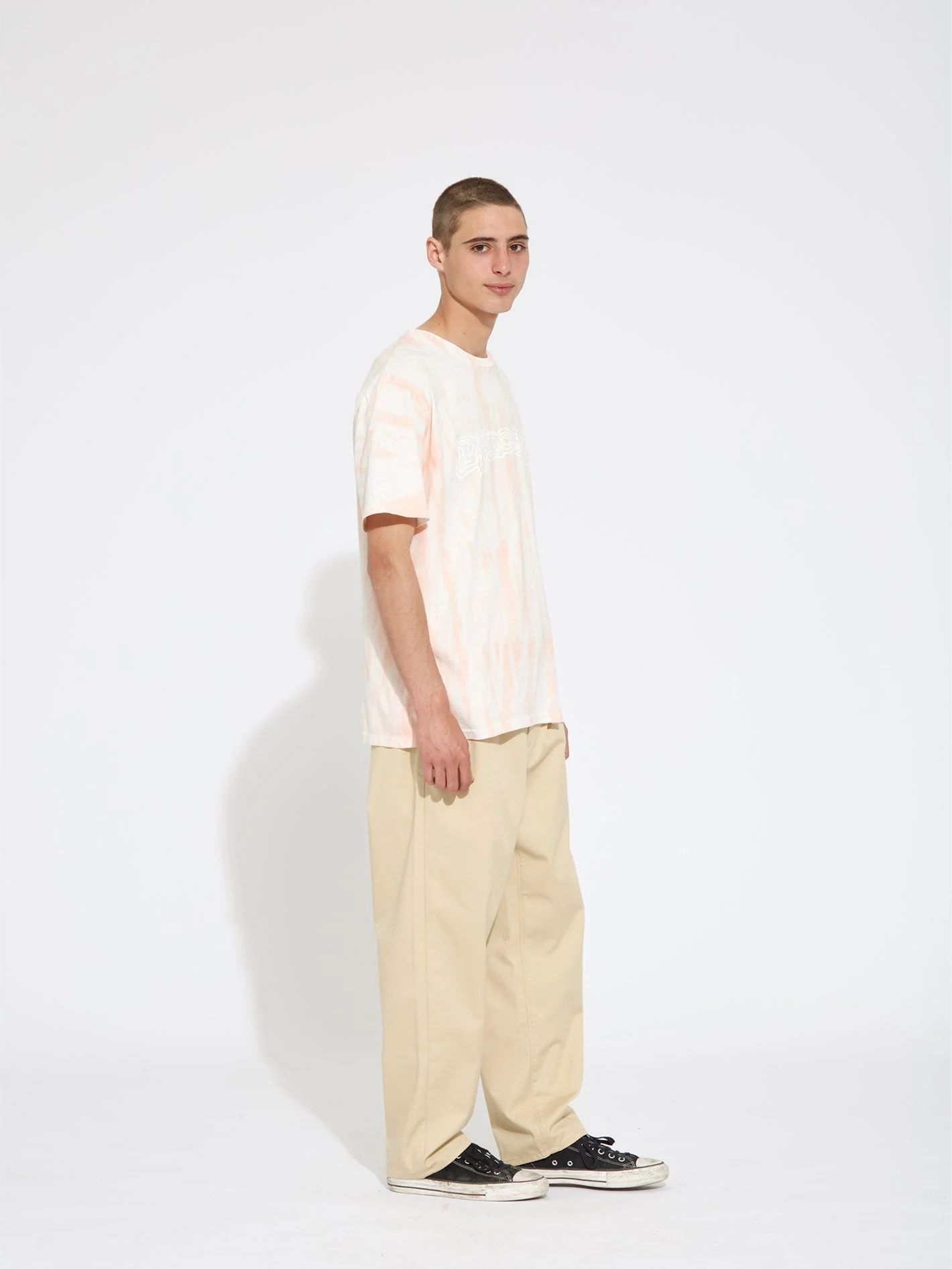 Trippin Dye T-Shirt - PEACH BUD - Image 3