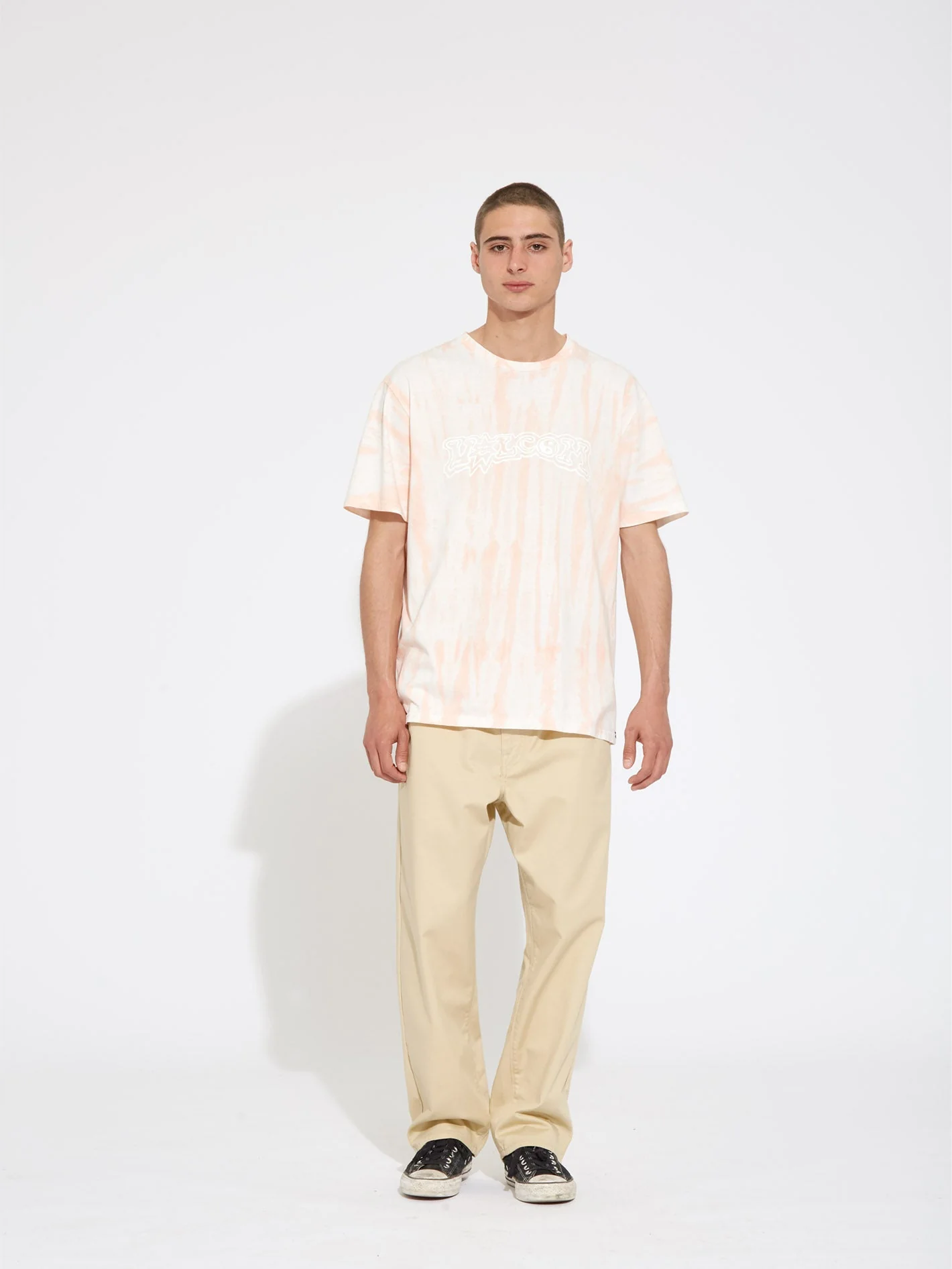 Trippin Dye T-Shirt - PEACH BUD - Image 4
