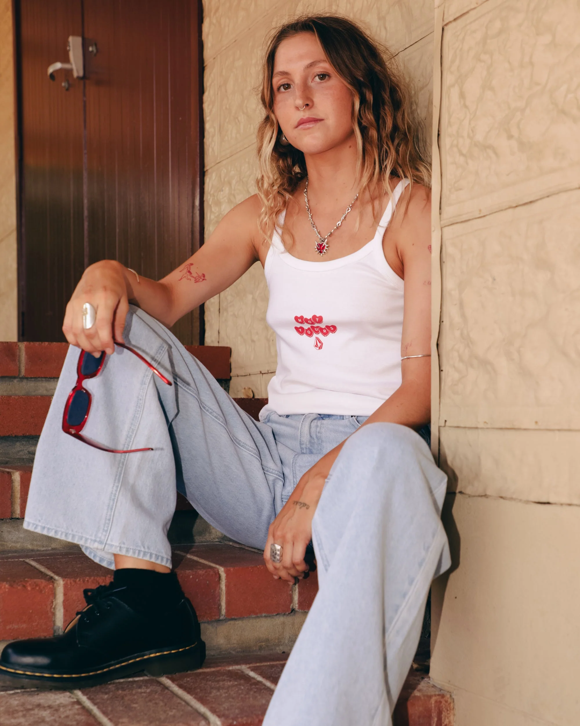 Trippin Tanktop - White - Image 4