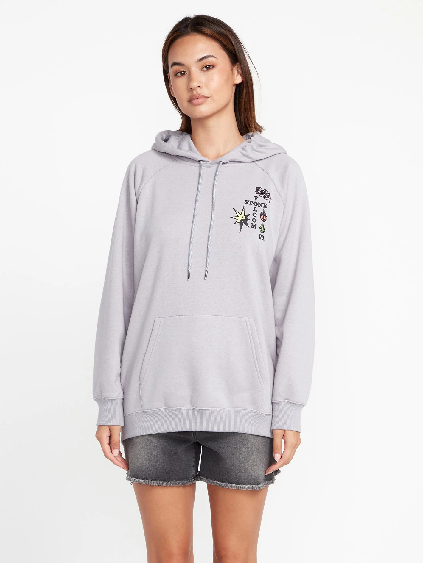 Truly Stoked Boyfriend Kapuzenpullover - MOONBEAM - Image 2