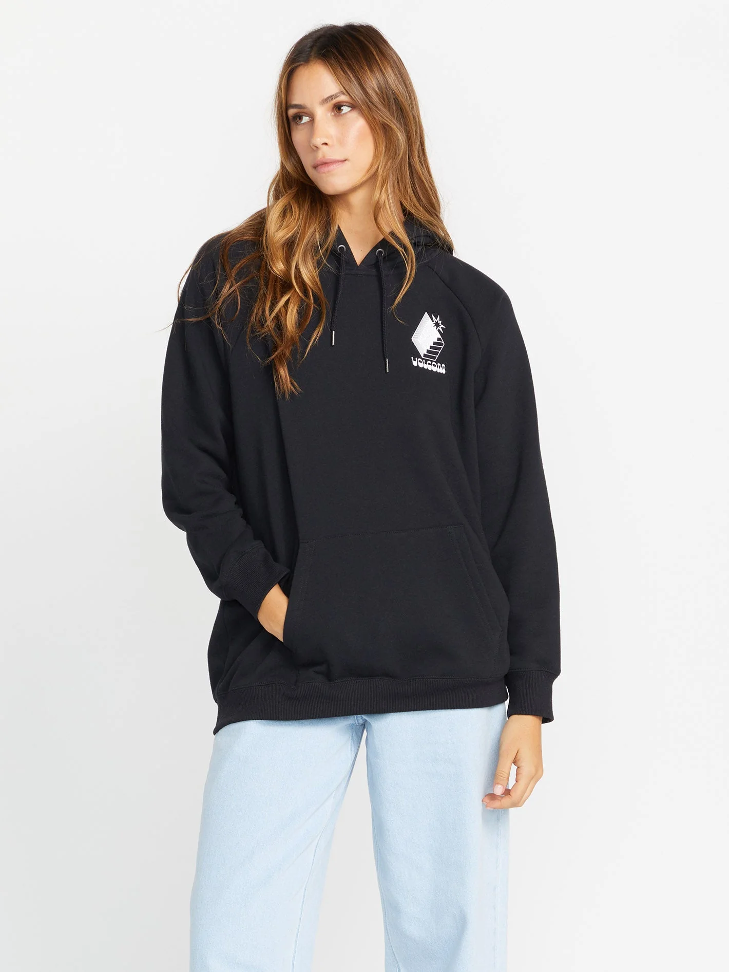 Truly Stoked Kapuzenpullover - BLACK - Image 2