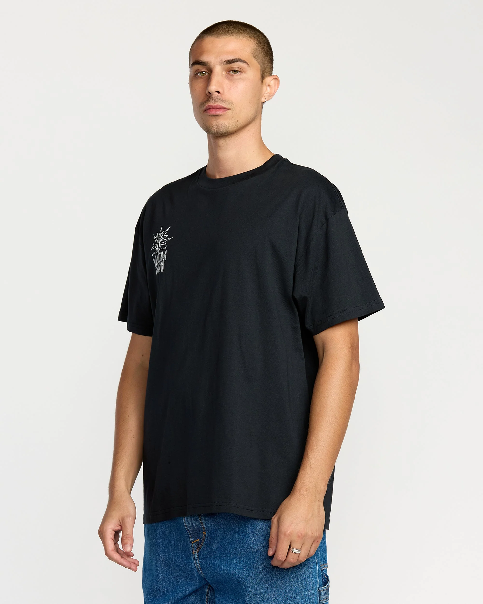 Tune In T-Shirt - Antique Black - Image 5