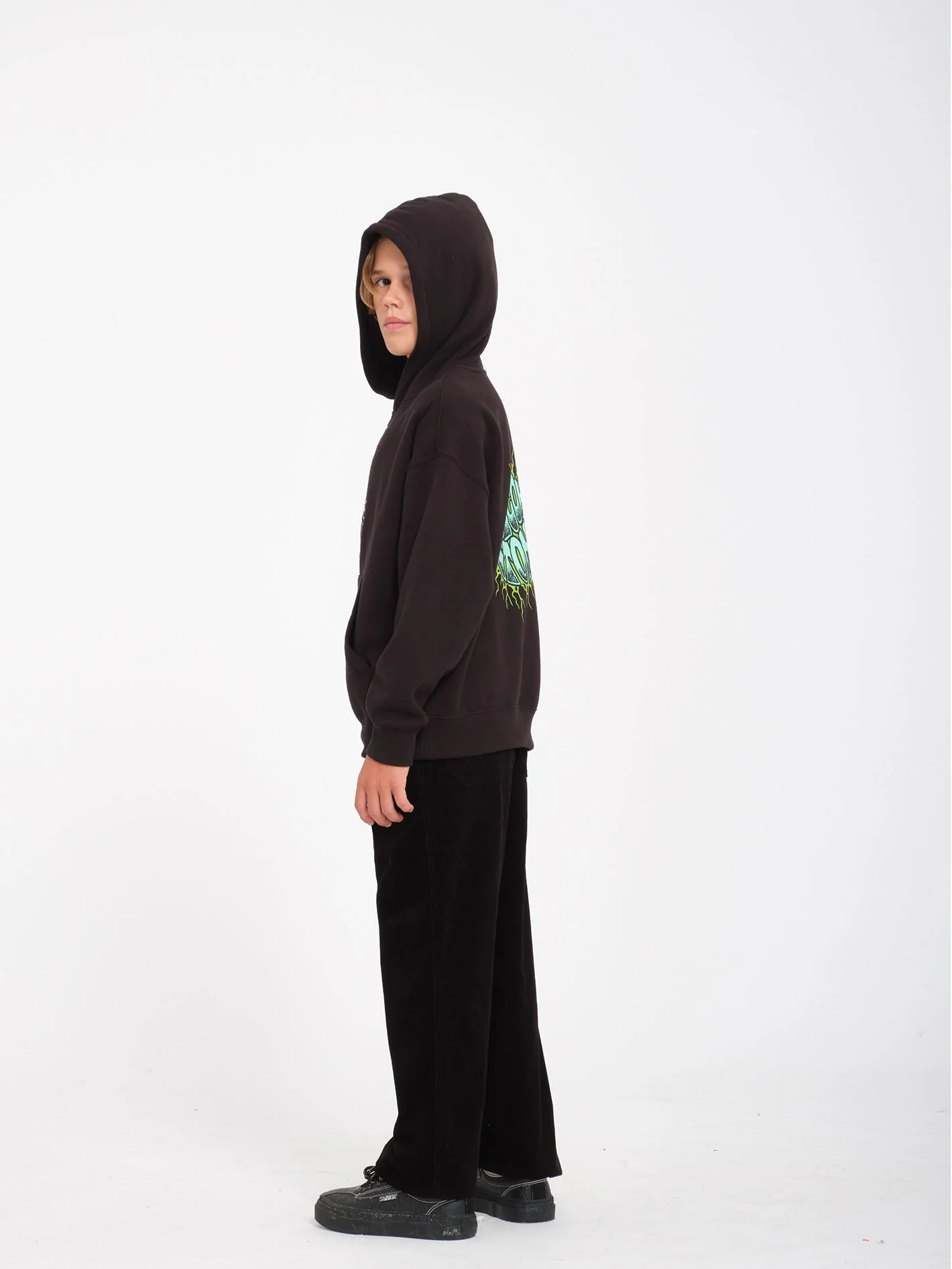 Udder Space Hoodie - Black - (KINDER) - Image 4