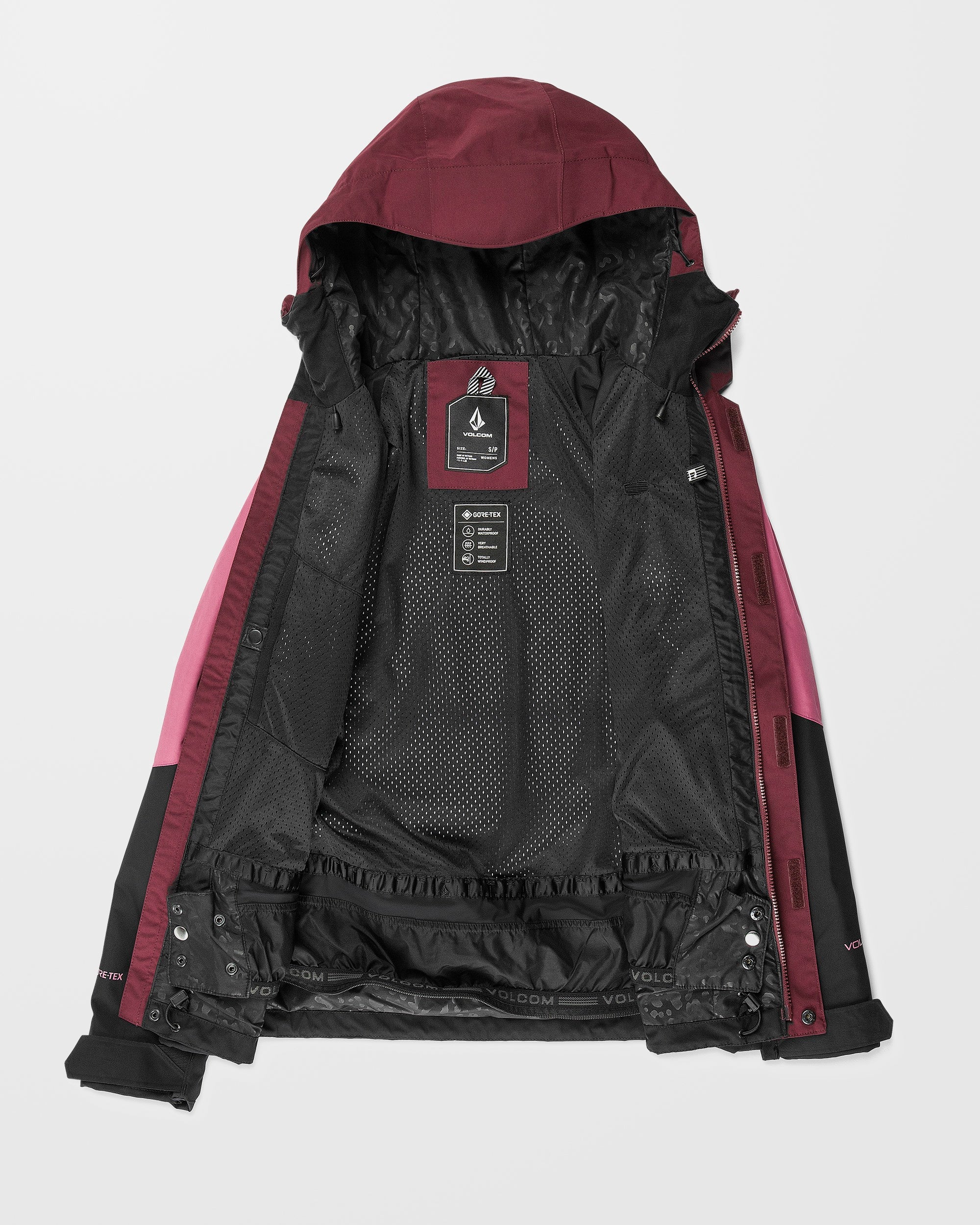 V.Co Aris Gore-Tex Jacke - Burgundy - Image 2