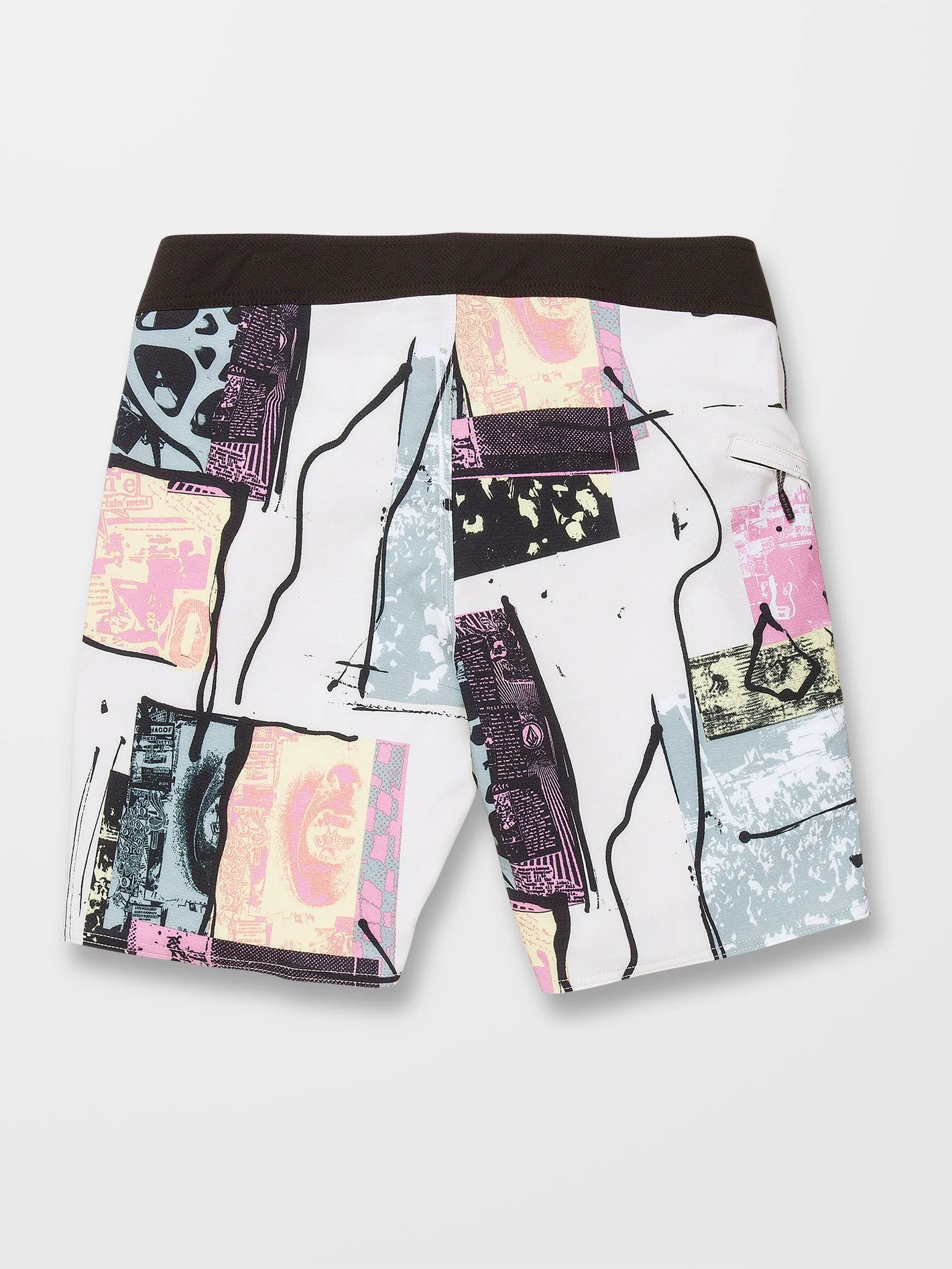 V Ent Flyer Mod 19" Badeshorts - WHITECAP GREY - Image 4
