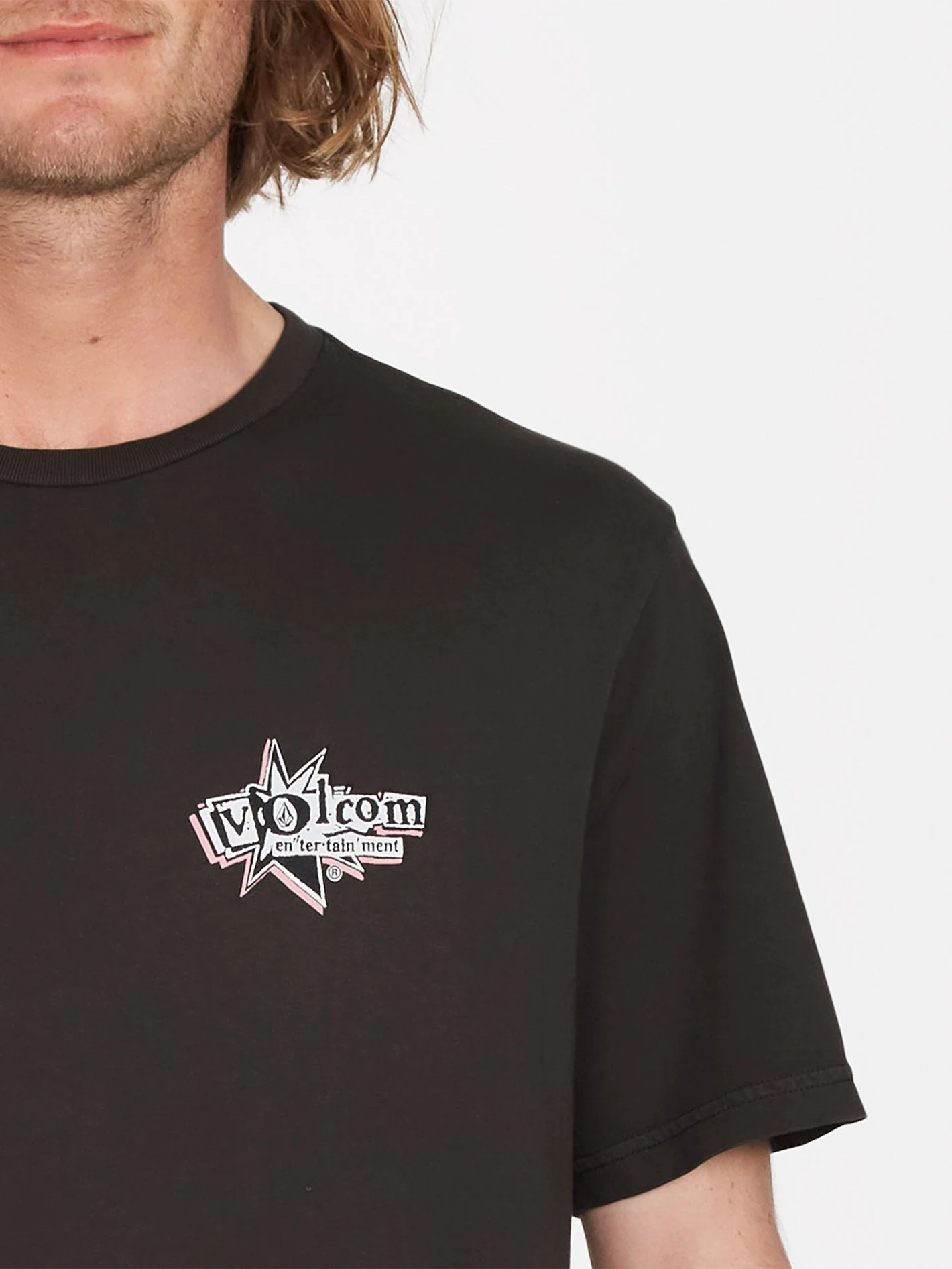 V Entertainment T-Shirt - RINSED BLACK - Image 5