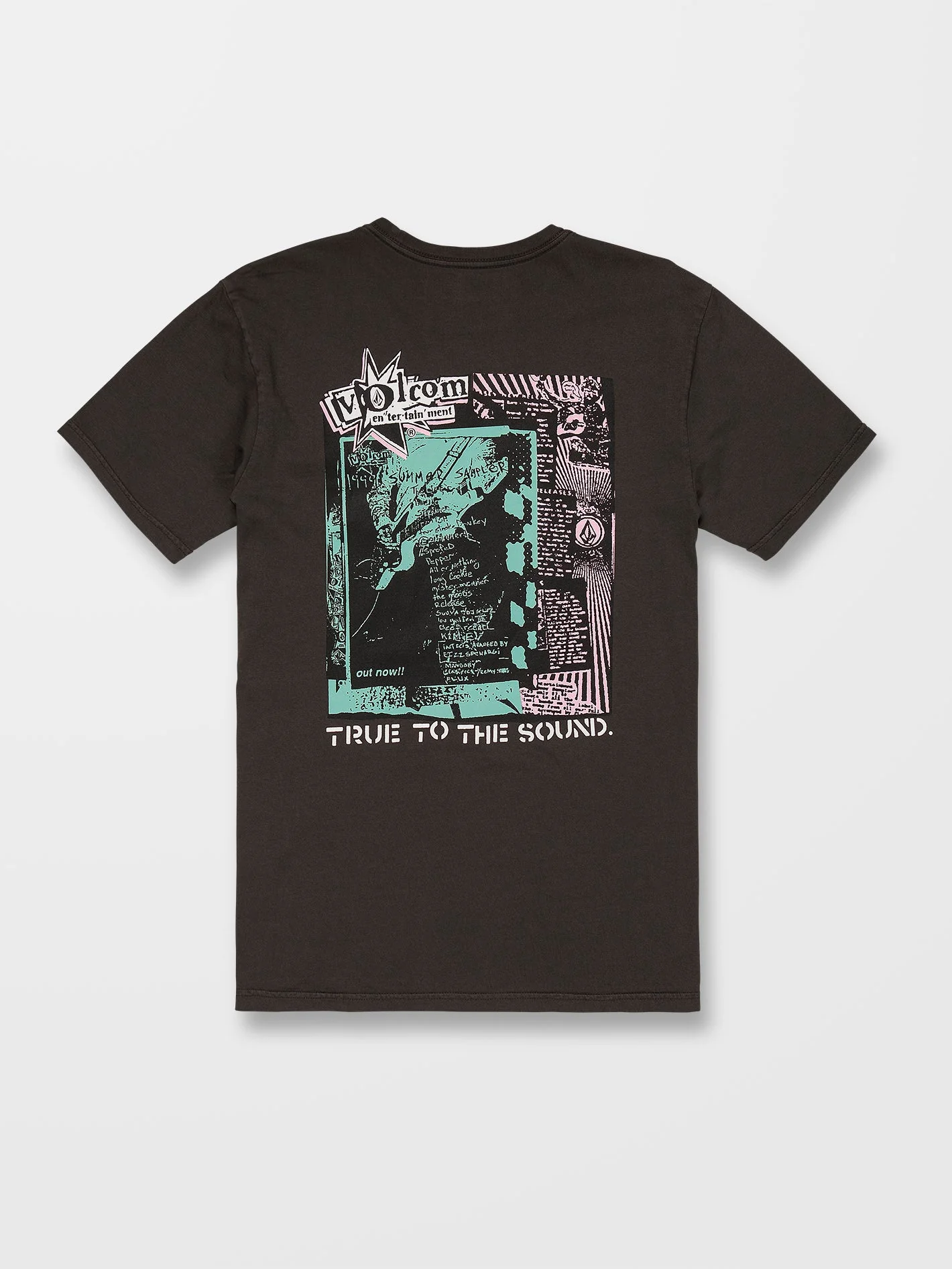 V Entertainment T-Shirt - RINSED BLACK - Image 6