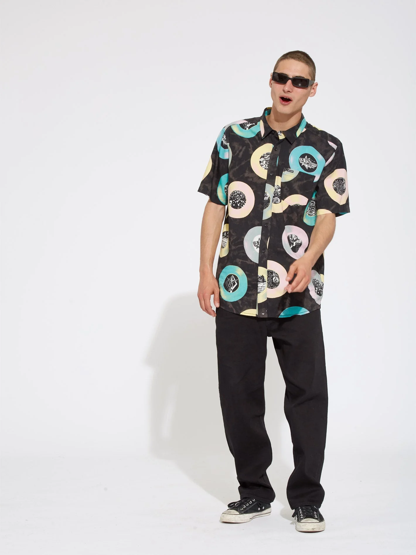V Unterhaltung Shirt - BLACK - Image 4