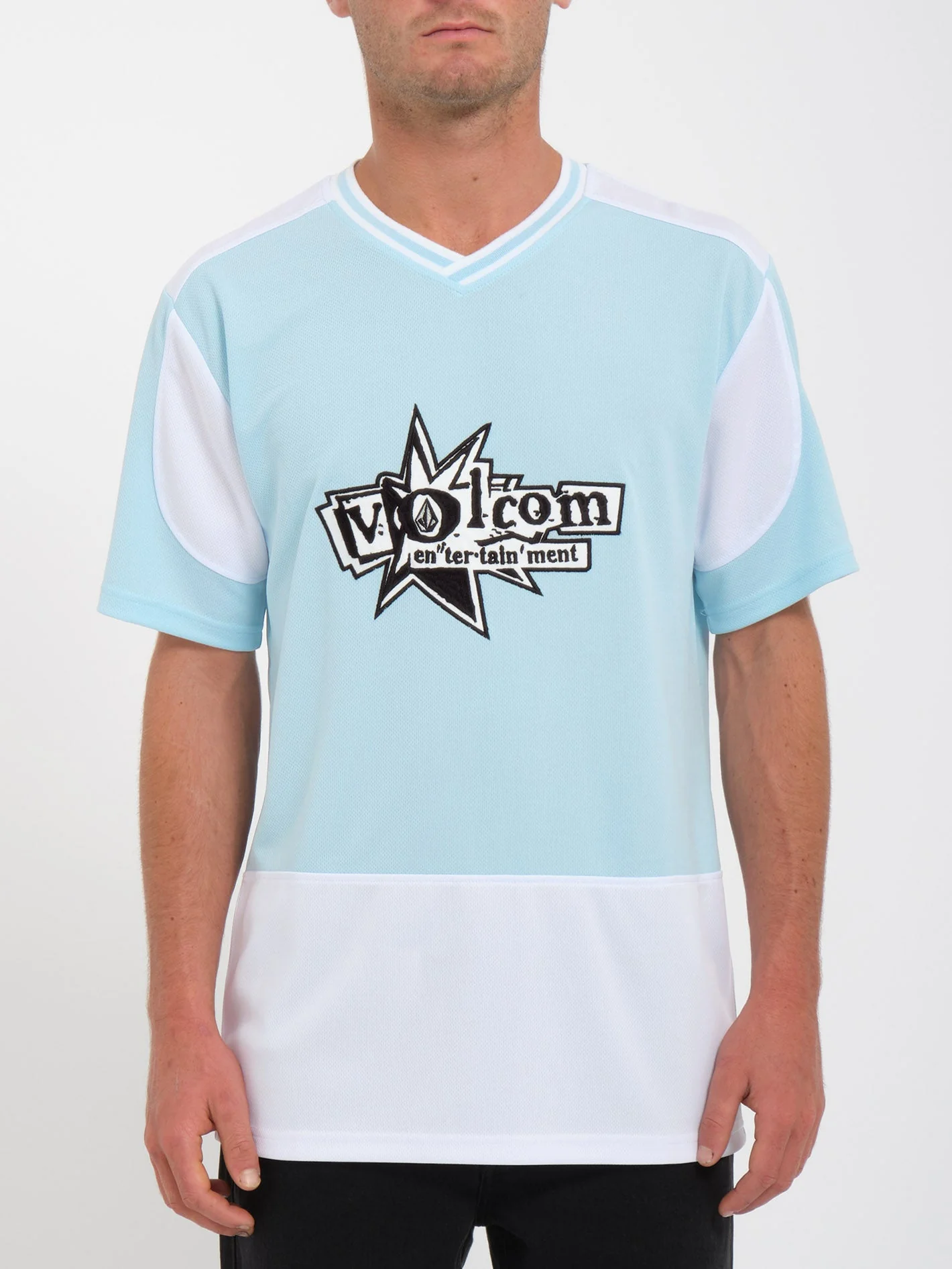 V Ent Noa Deane T-Shirt - MISTY BLUE - Image 2
