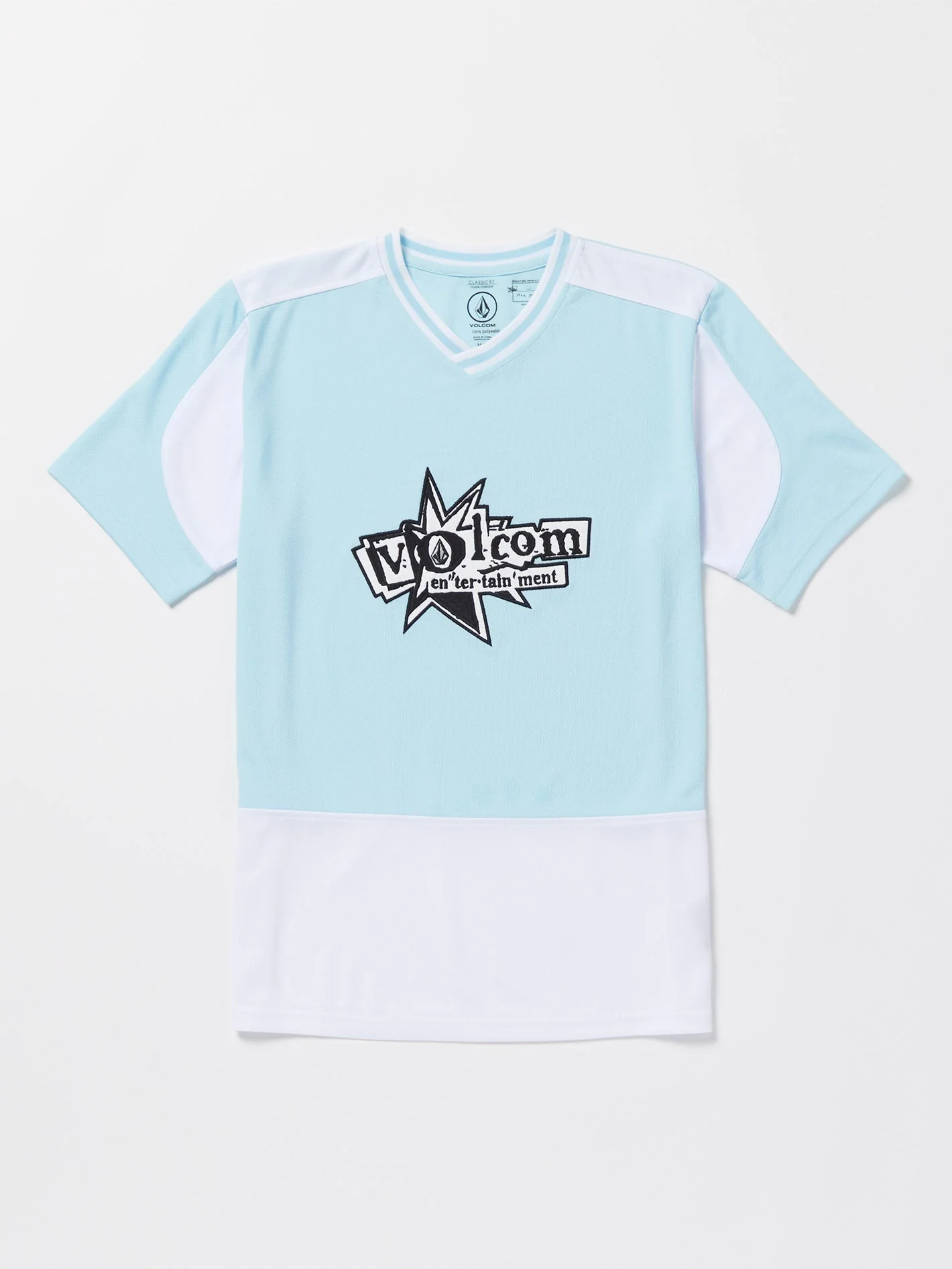 V Ent Noa Deane T-Shirt - MISTY BLUE - Image 4