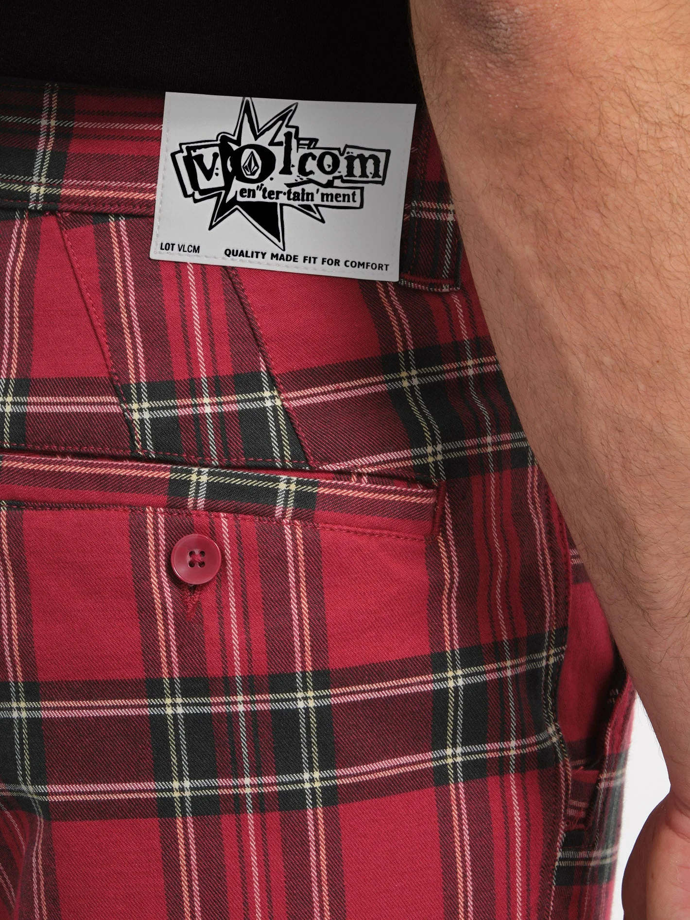 Volcom Ent Noa Deane Hose - PLAID - Image 5