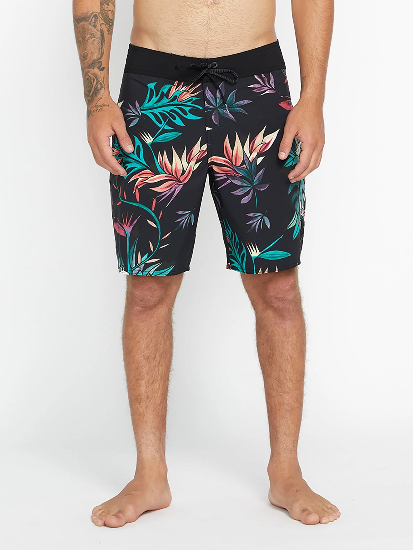 V Ent Pepper Mod 19" Badeshorts - BLACK