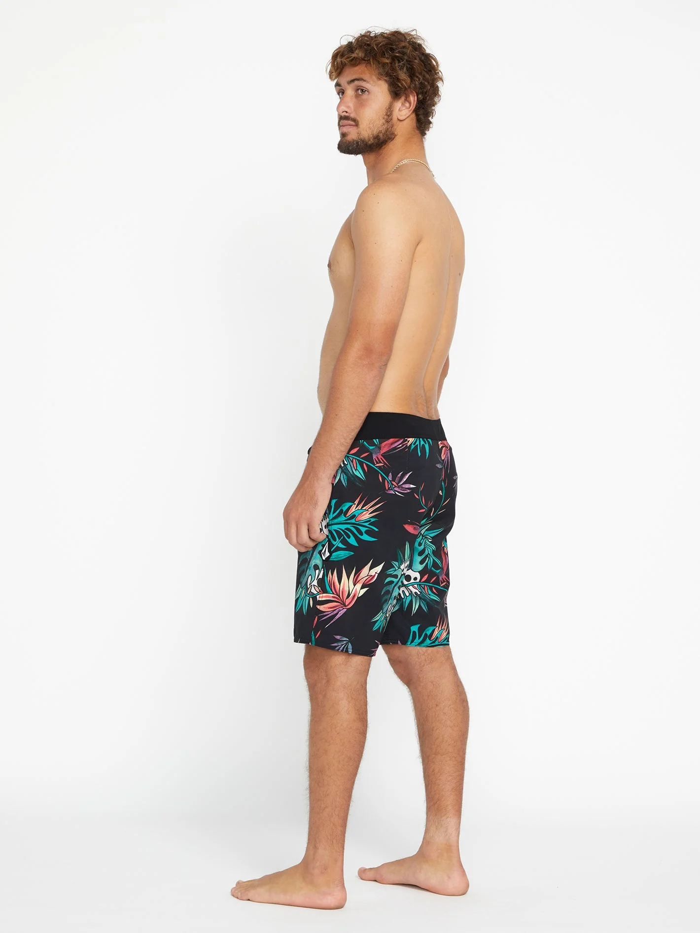 V Ent Pepper Mod 19" Badeshorts - BLACK - Image 3