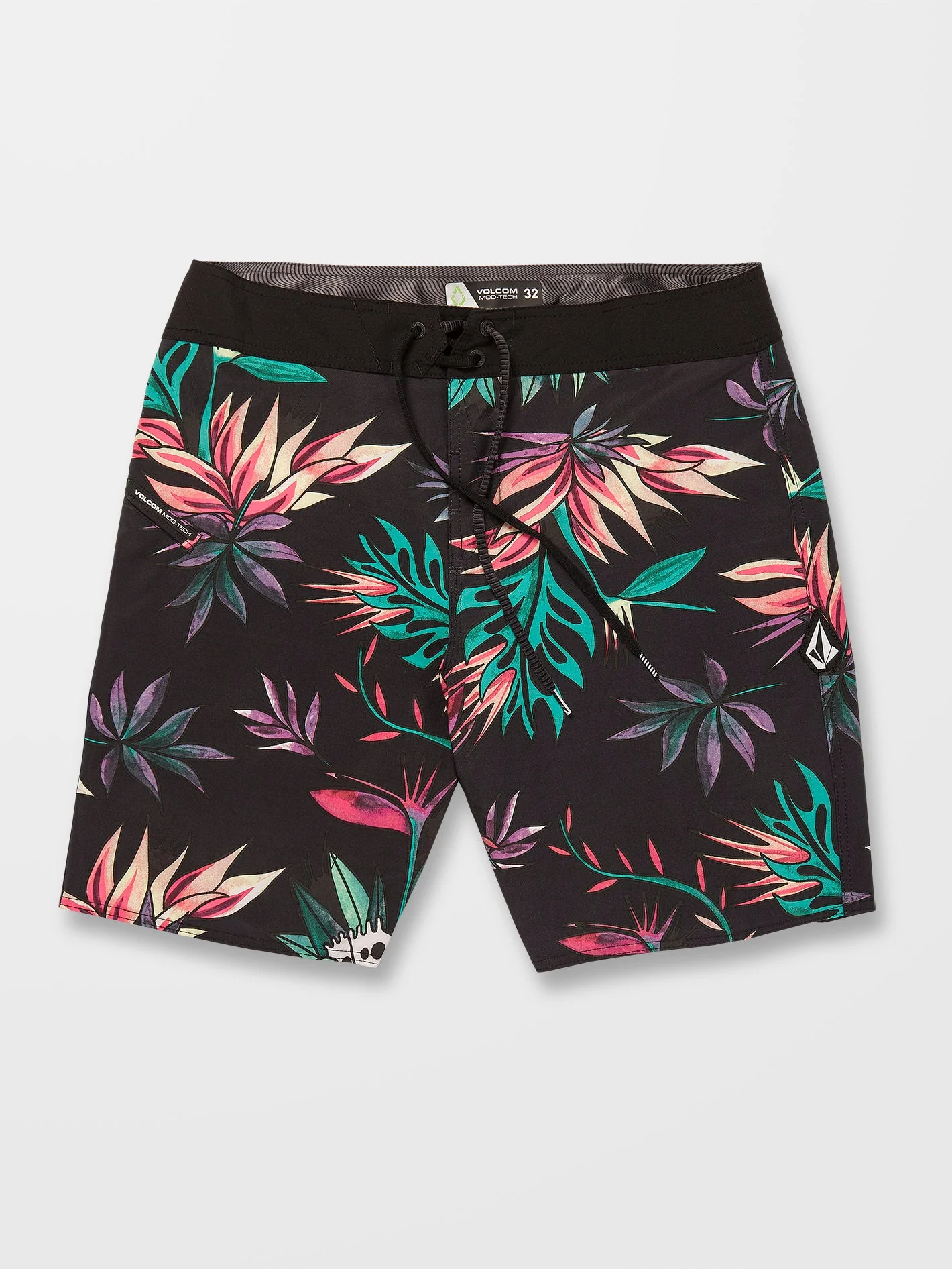 V Ent Pepper Mod 19" Badeshorts - BLACK - Image 8